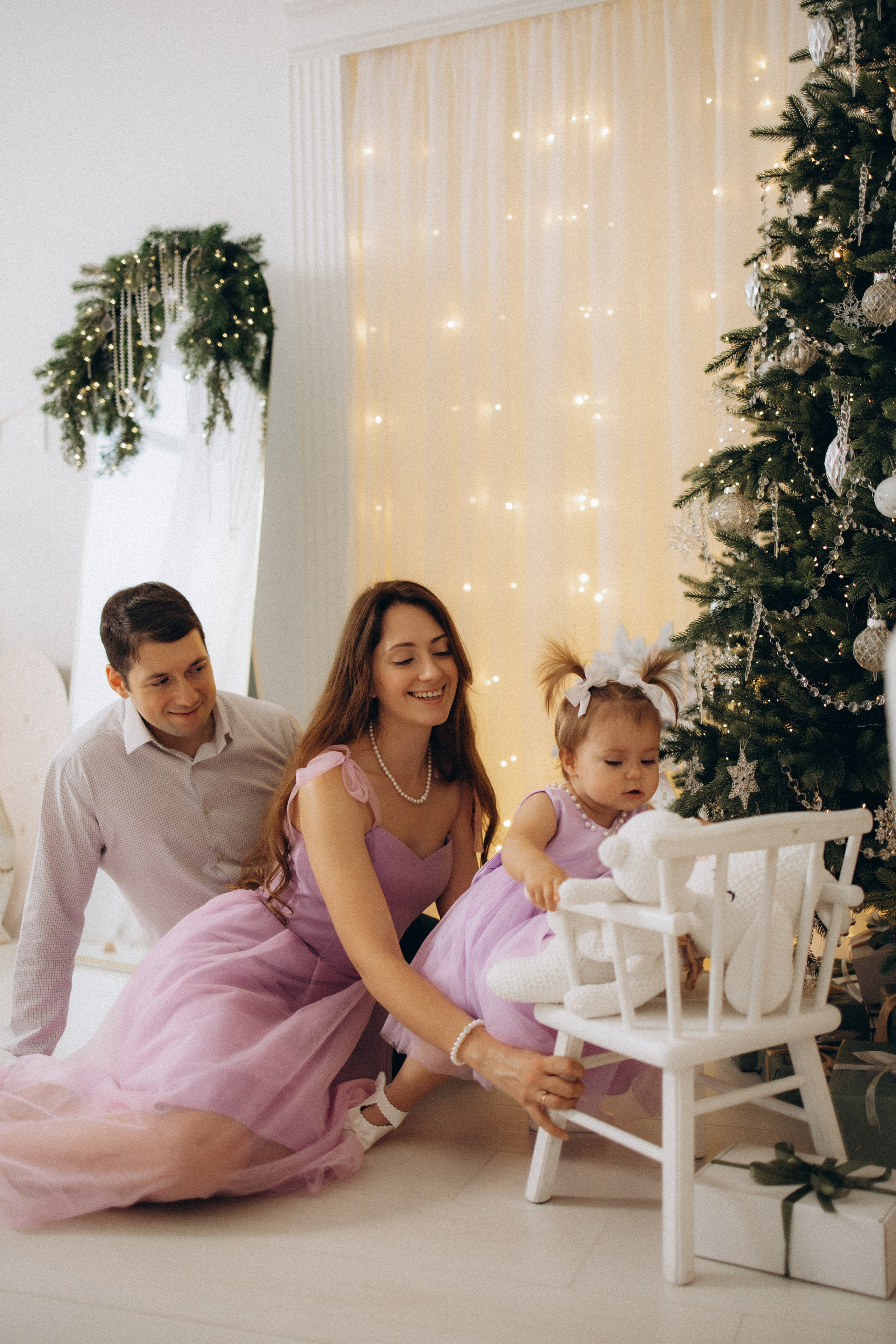 Новый год маленькой Анечки. Семейный фотограф в Москве Анастасия Шалда