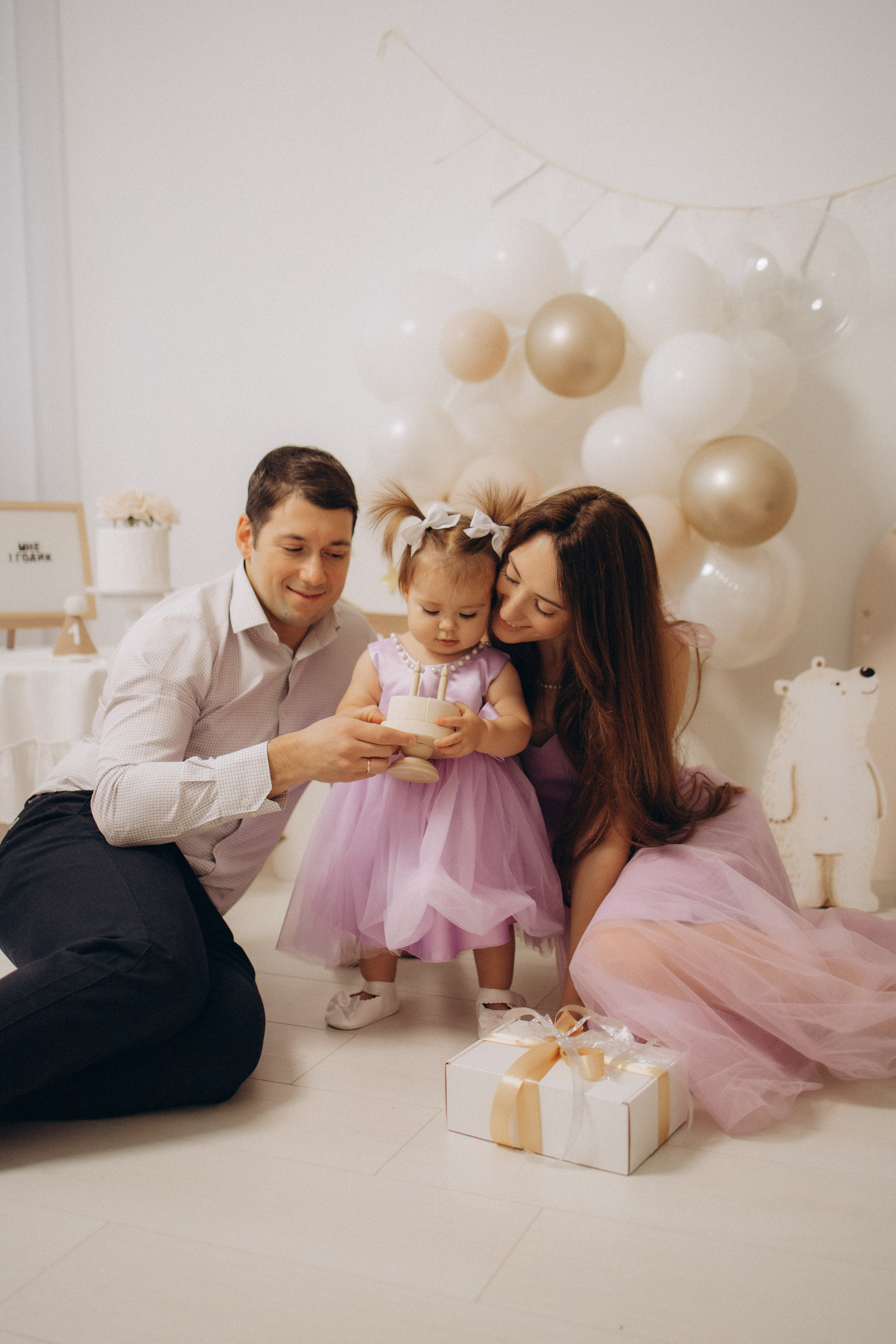 Новый год маленькой Анечки. Семейный фотограф в Москве Анастасия Шалда