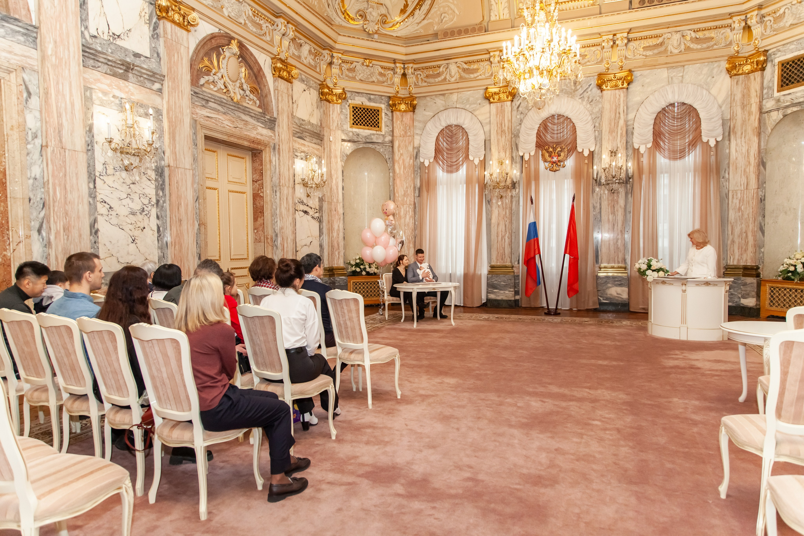Дворец Малютка — Регистрация Василисы. Двойняшки-фотографы Анна и Анастасия в Санкт-Петербурге