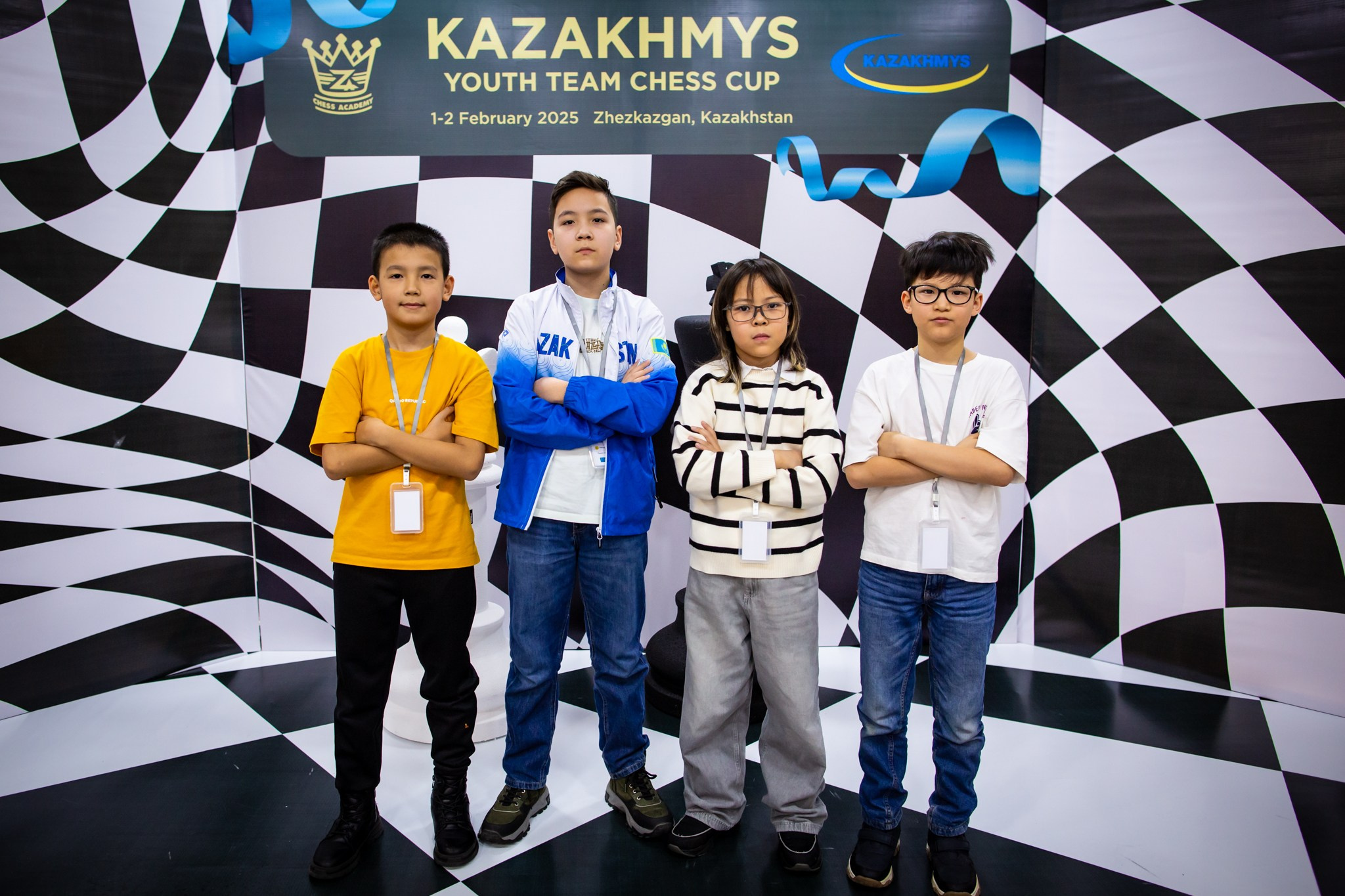 2025.02.02 KAZAKHMYS Youth Team Chess CUP 2025 — Day2_Teams. Фотограф Анна Штурман (репортажная съёмка любых событий и мероприятий) Anna Shtourman photographer