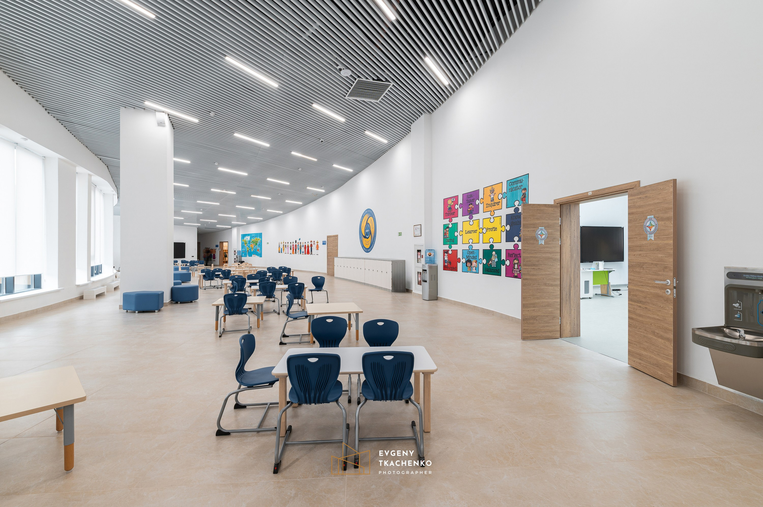 Kazakhstan International School, г. Астана. Архитектурный и интерьерный фотограф в Казахстане