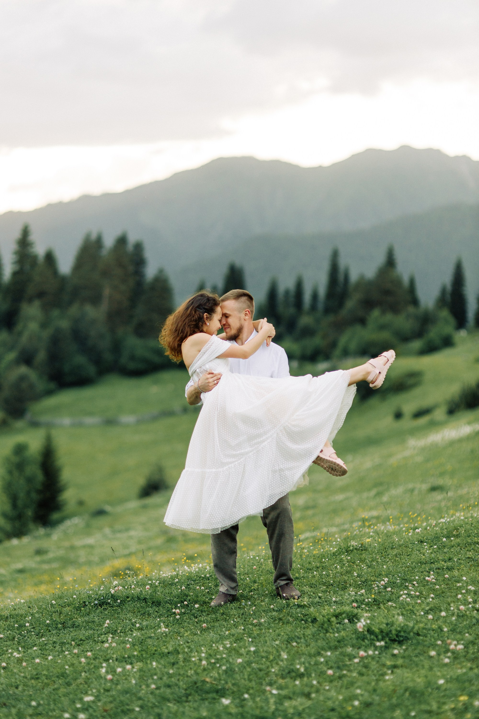 Свадьба в горах Сванетии в Грузии