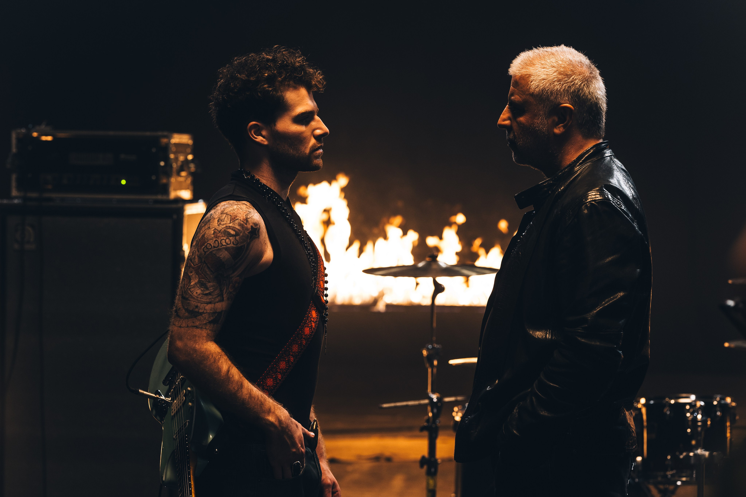 Soso Pavliashvili & Leo Kandelaki backstage, Moscow, Russia. Anna Atayan Photographer