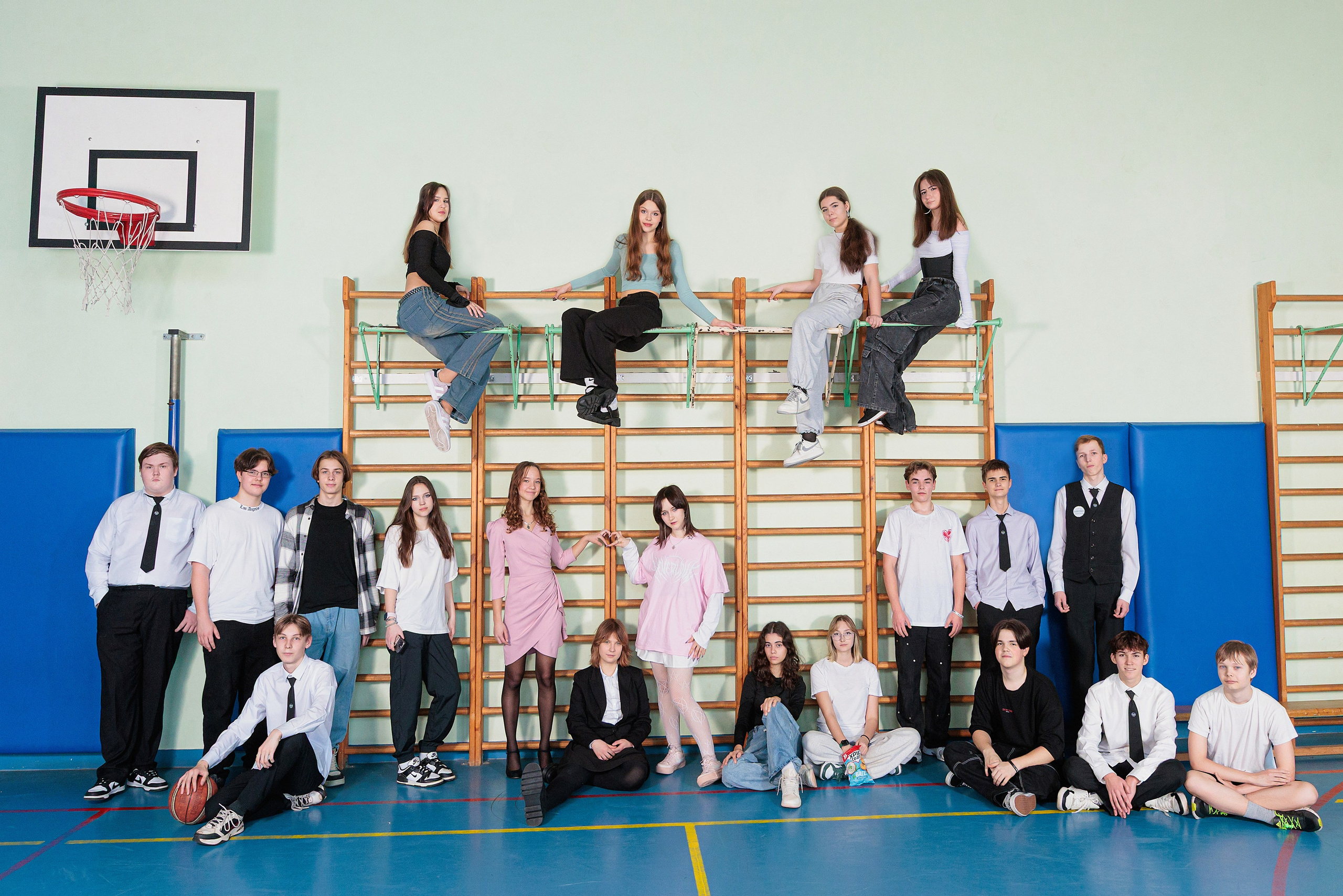 В школе. Старшая школа. Свадебный, семейный, детский фотограф в Санкт-Петербурге