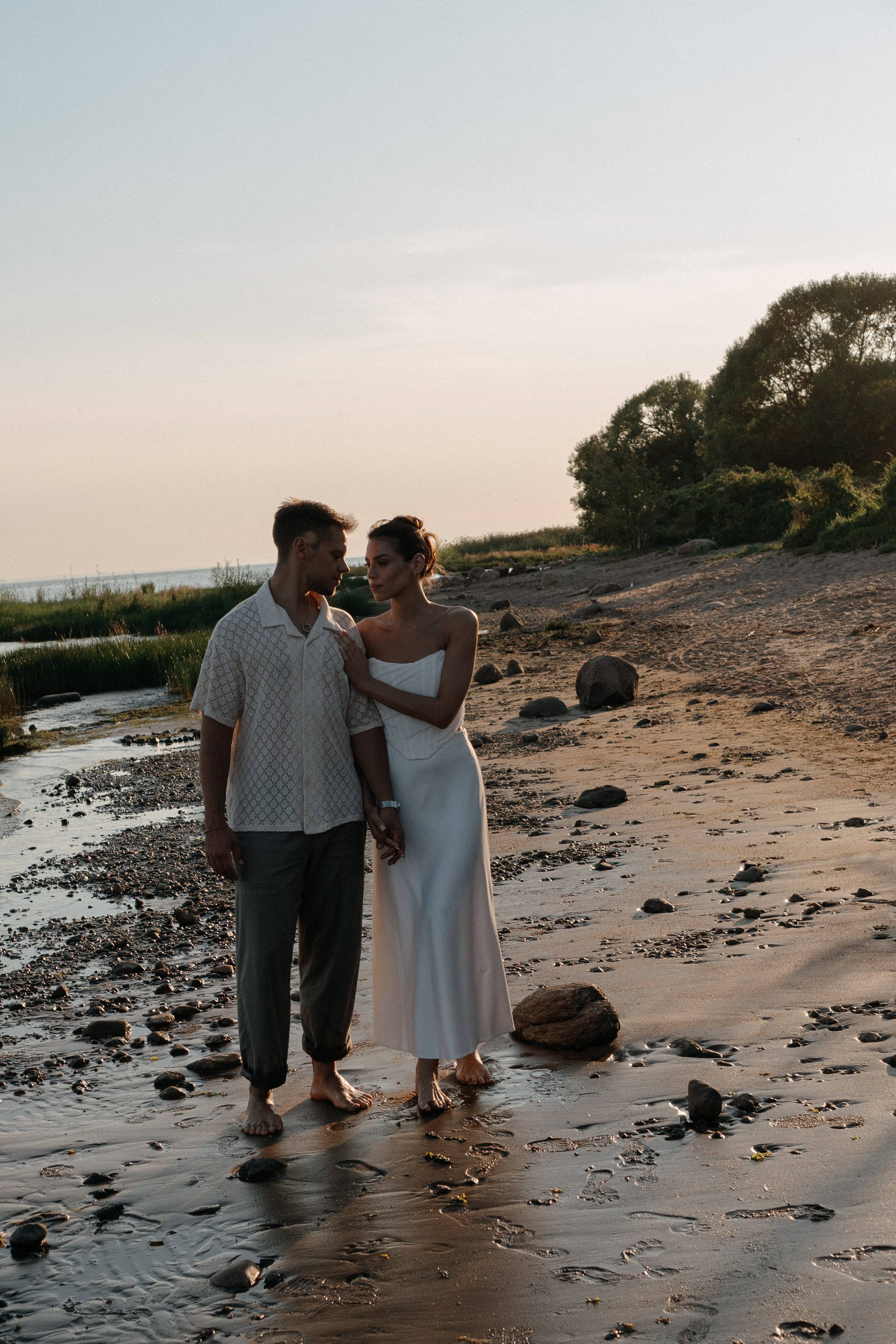 СВАДЕБНАЯ ФОТОСЕССИЯ ВЫЕЗДНОЙ ЦЕРЕМОНИИ (ФИНСКИЙ ЗАЛИВ). Профессиональный фотограф, Санкт-Петербург — Виктория Богомолова