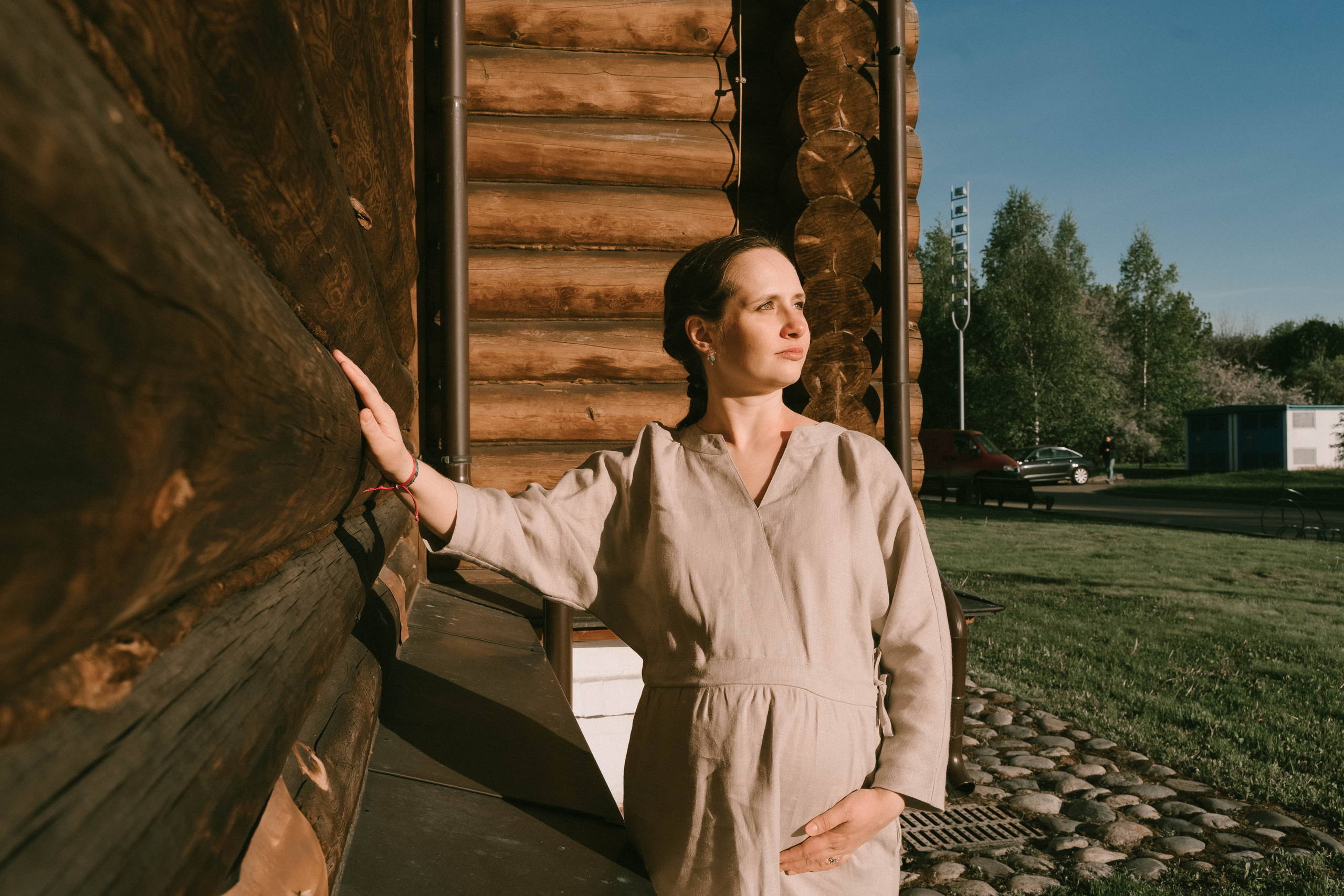 Прогулка в парке. Фотографы на роды в Москве. Фото и видео родов. Фотопроект «Продолжение рода»