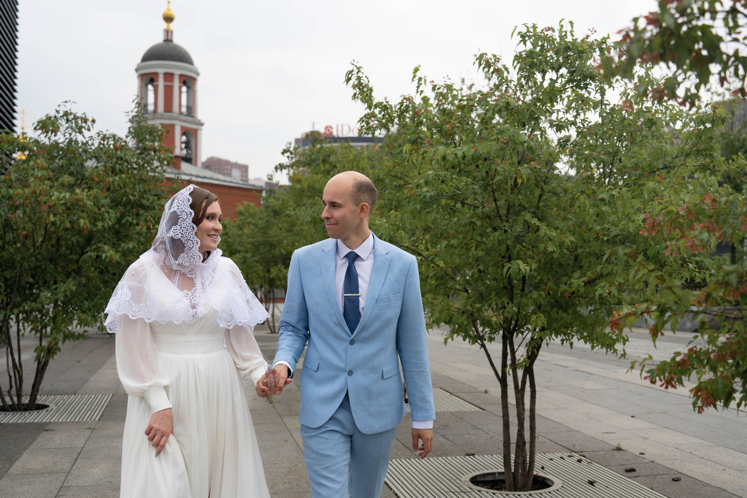 Прогулка Сергей и Полина. Фотограф в Москве
