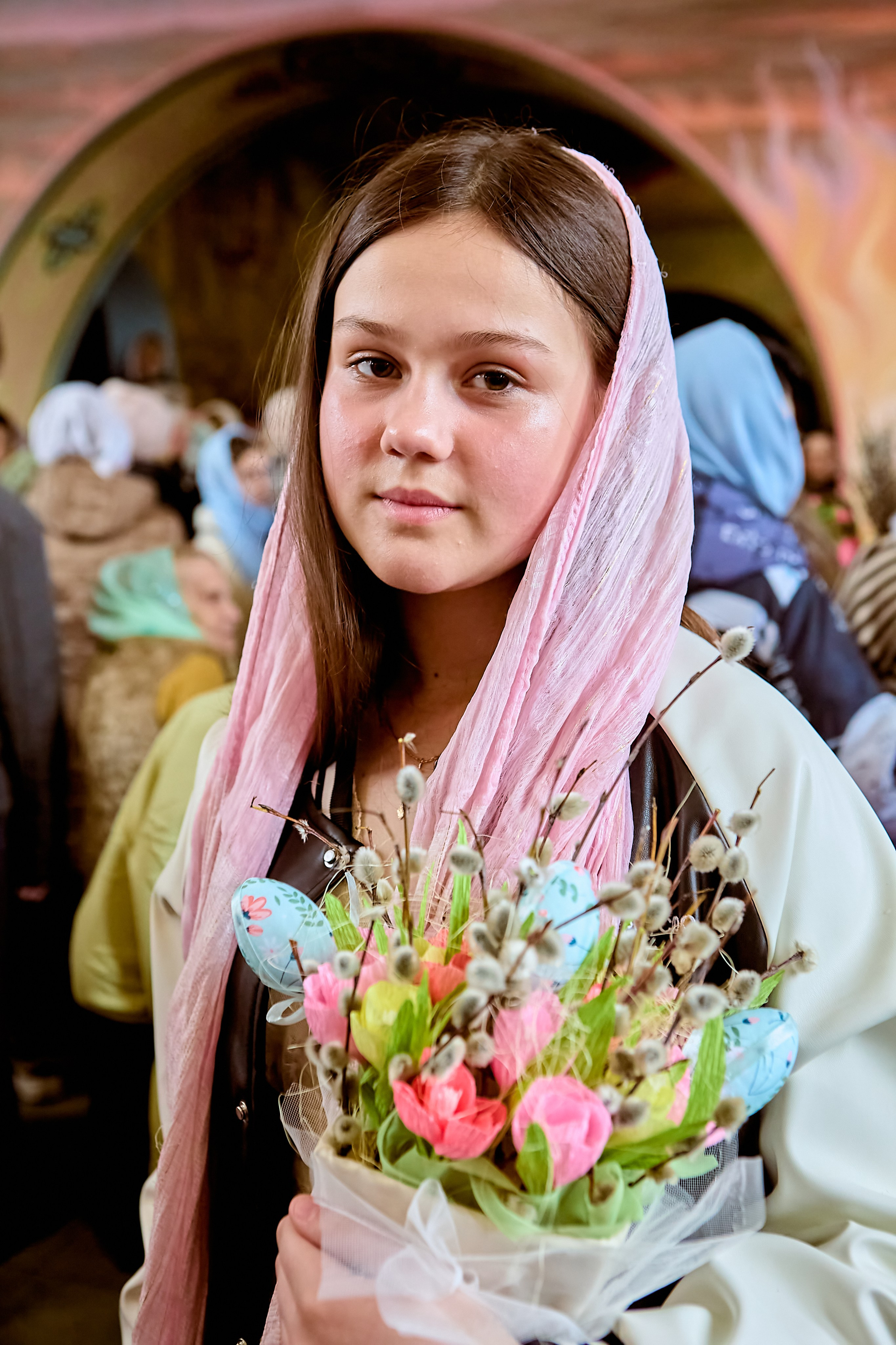 Детский портрет. Православный портретный и детский фотограф Николай Голованов. Детский портрет на Вербное воскресение