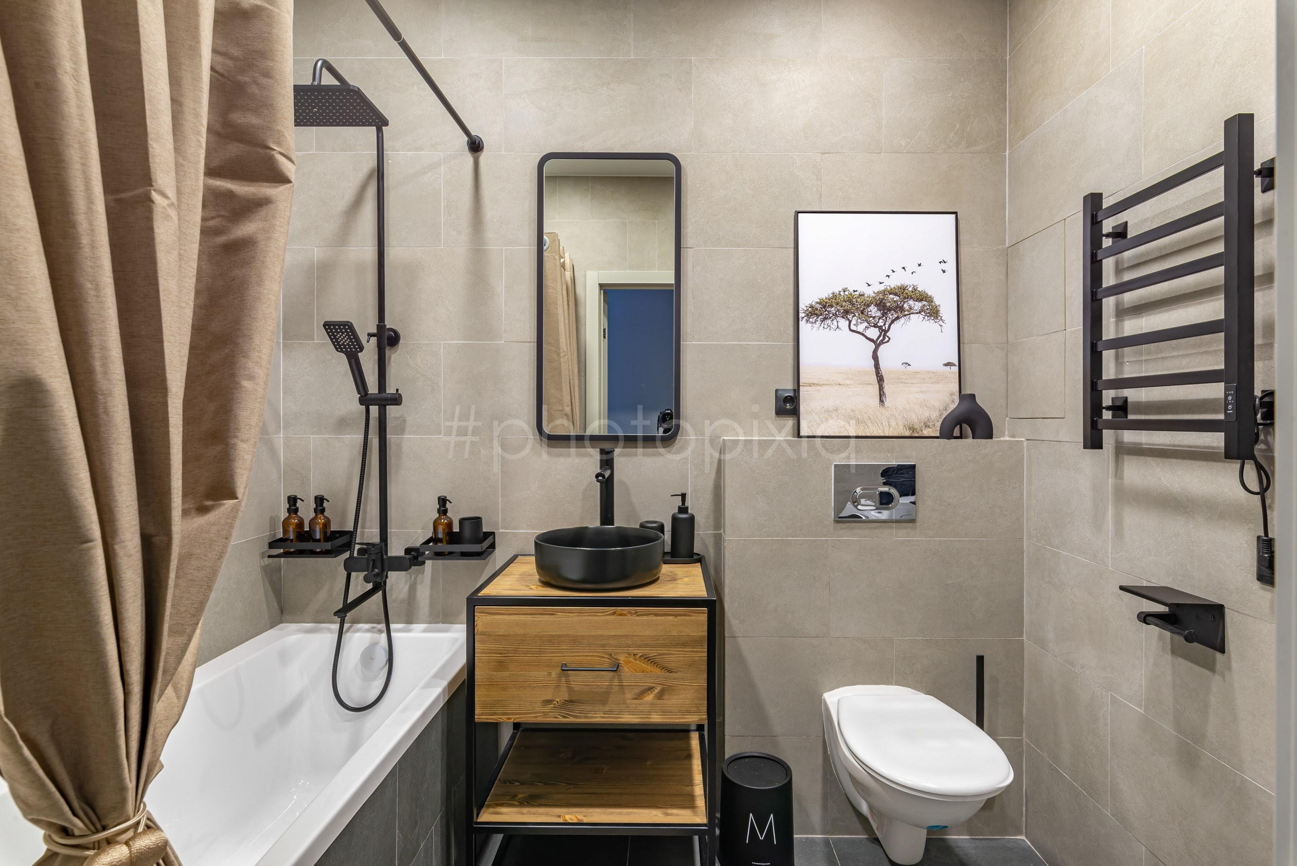 Фотосъёмка двухкомнатной квартиры для продажи. Интерьерная съёмка и виртуальные туры — Интерьерный фотограф Кузнецов Сергей (photopixiq)