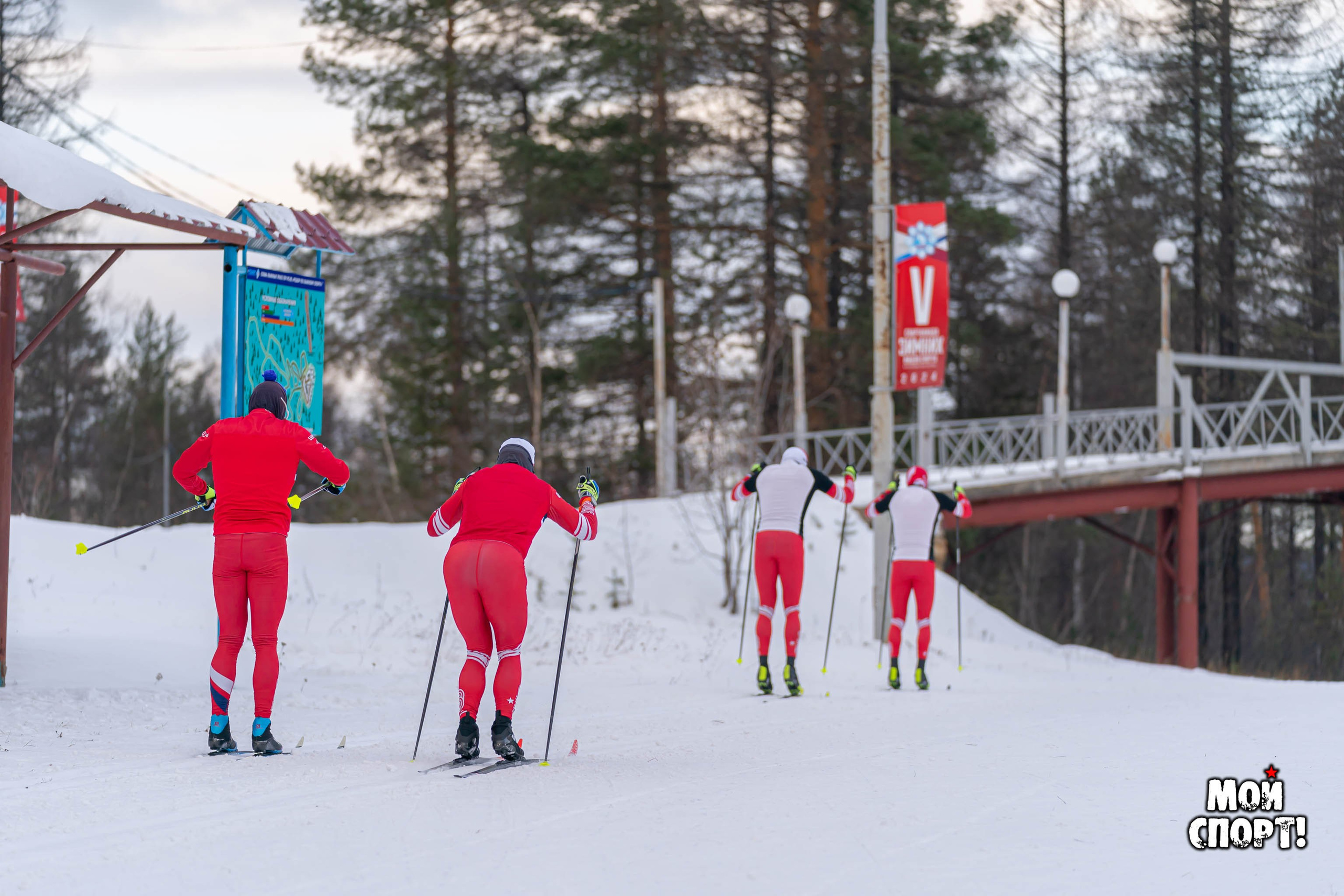 Тренировка сборной России по лыжным гонкам в Адане. Студия «Мой Спорт!» — все о спорте в Якутии