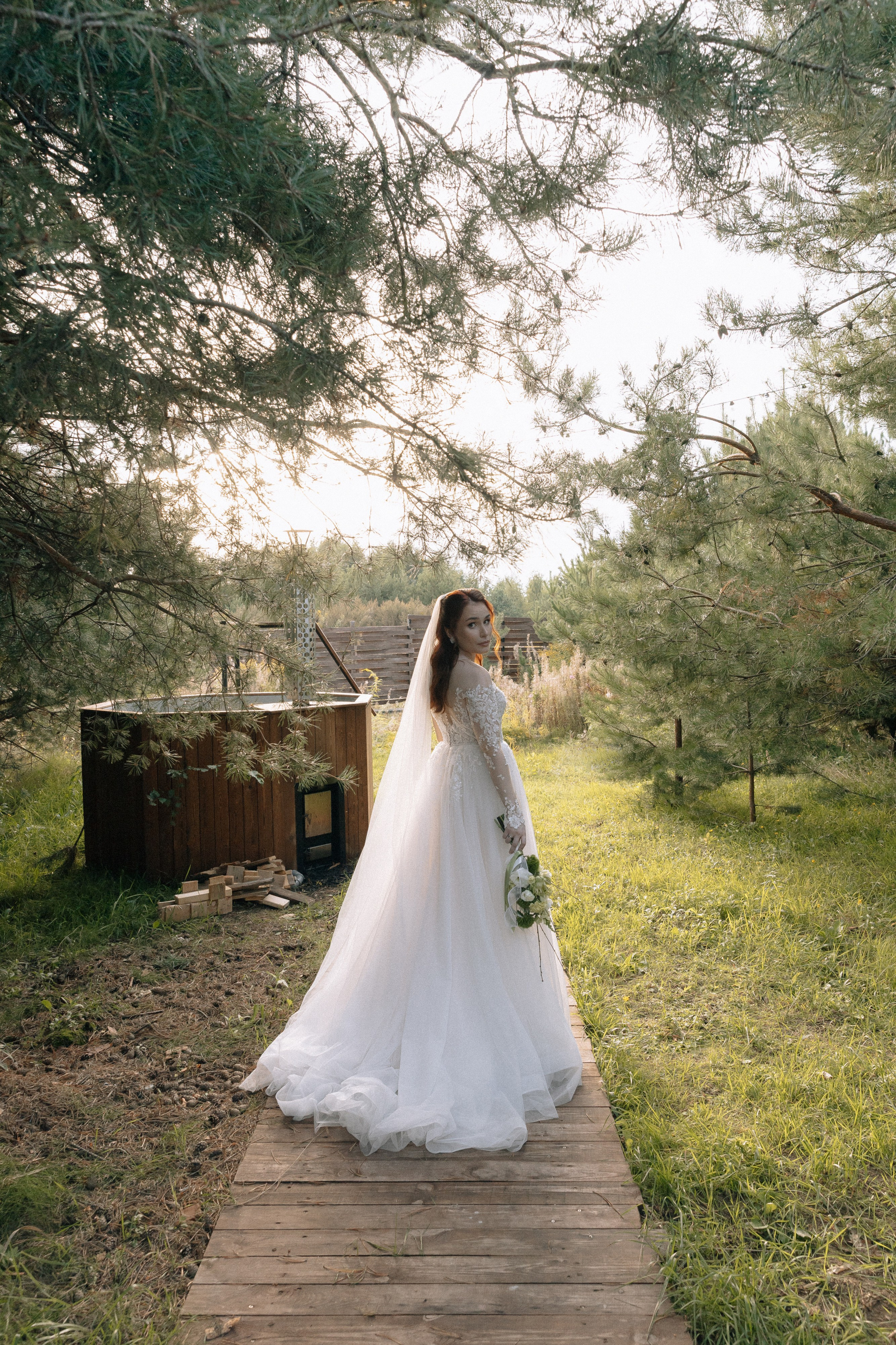 Свадьба в глэмпинге «Хвоя». Свадебный фотограф в Нижнем Новгороде Генеральская Ира