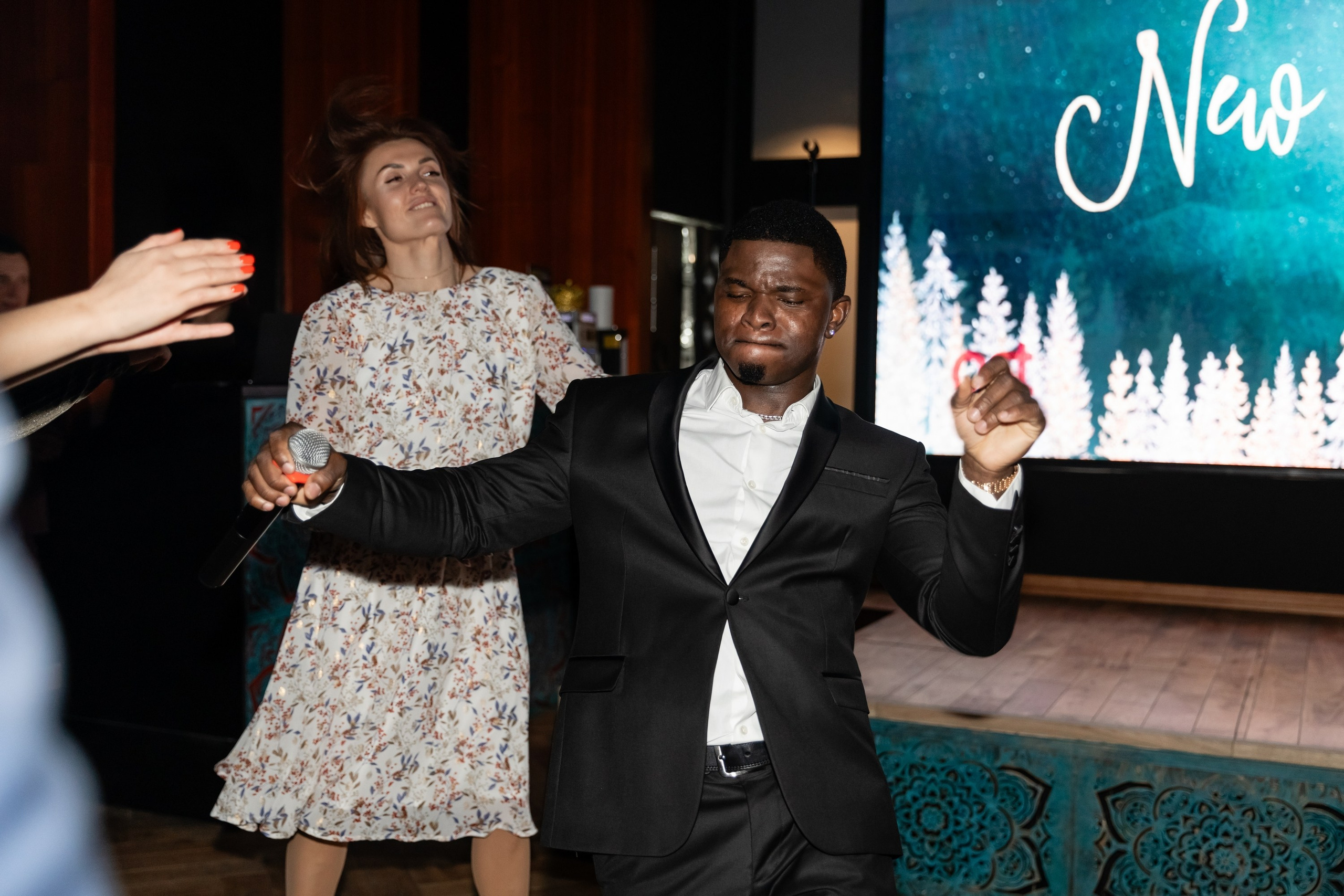 Новогодний корпоратив (Караоке клуб Who is who). Татьяна Чернышова свадебный фотограф Москва