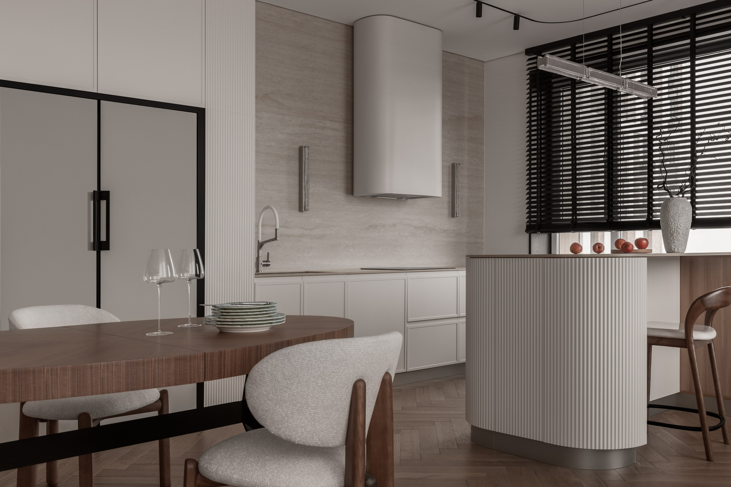 Sunset Avenue. Roman Yakunin — interior photographer in Almaty, Kazakhstan