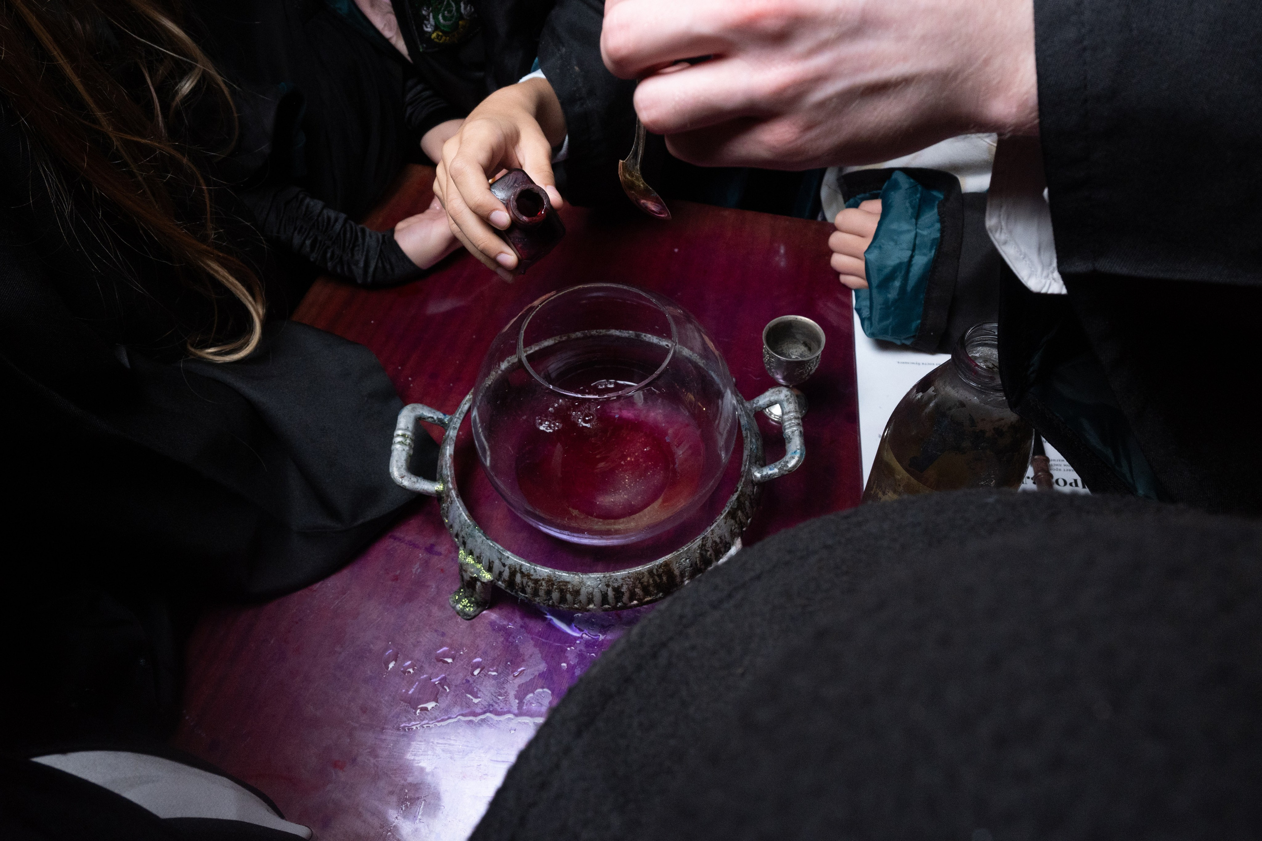 День рождения ребенка в «Подземелье Слизерин». Фотограф мероприятий в Москве