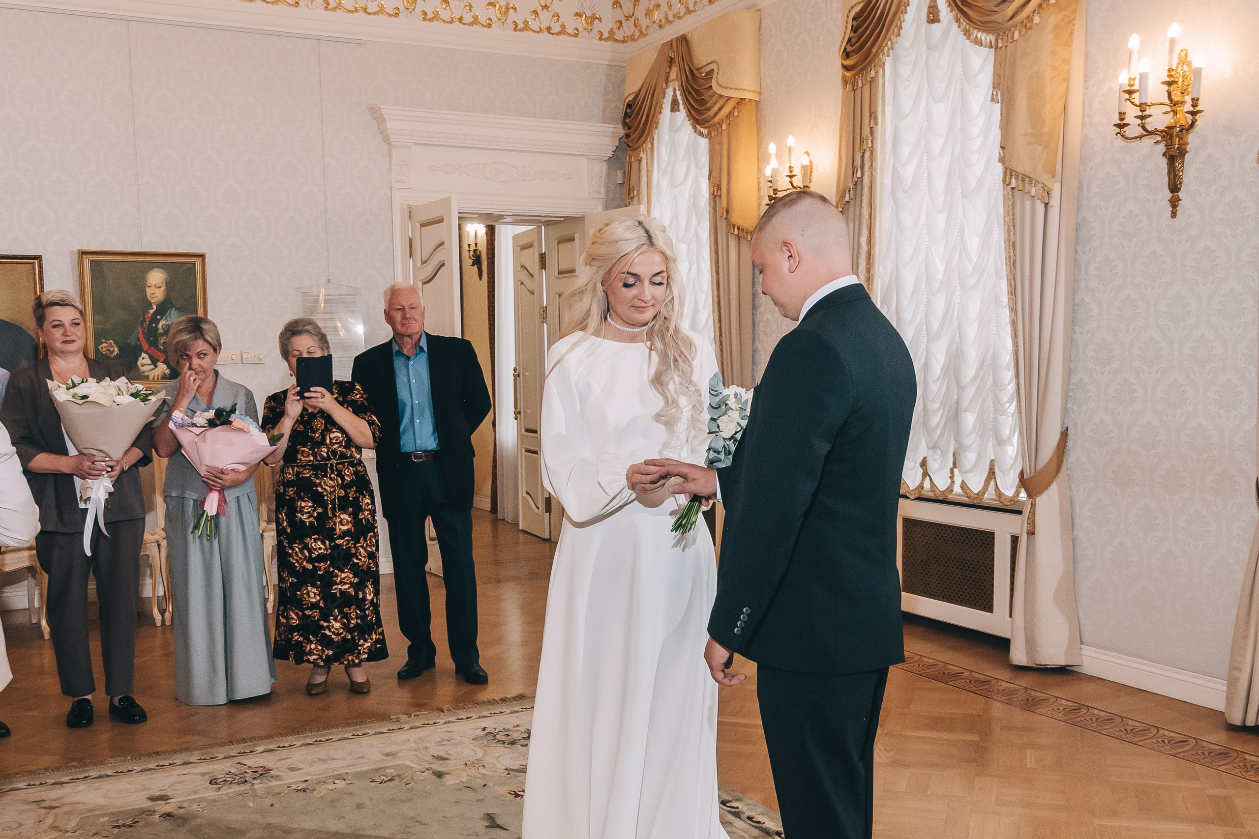 Свадебная съёмка для Екатерины и Андрея (роспись, прогулка, банкет). Свадебный и семейный фотограф г. Ярославль Савинская Анастасия