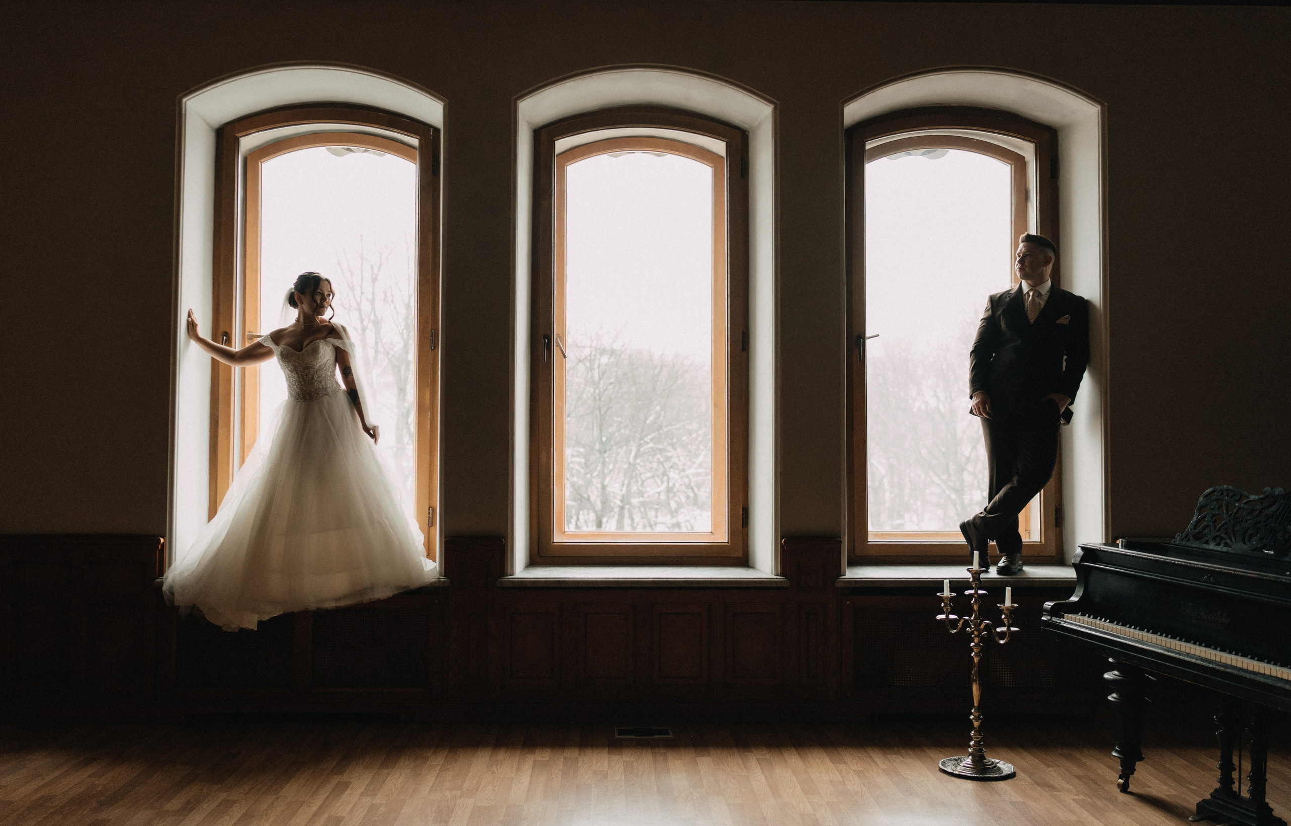 Свадебная фотосессия в студии. Федосова Елизавета. Свадебный фотограф в СПб.