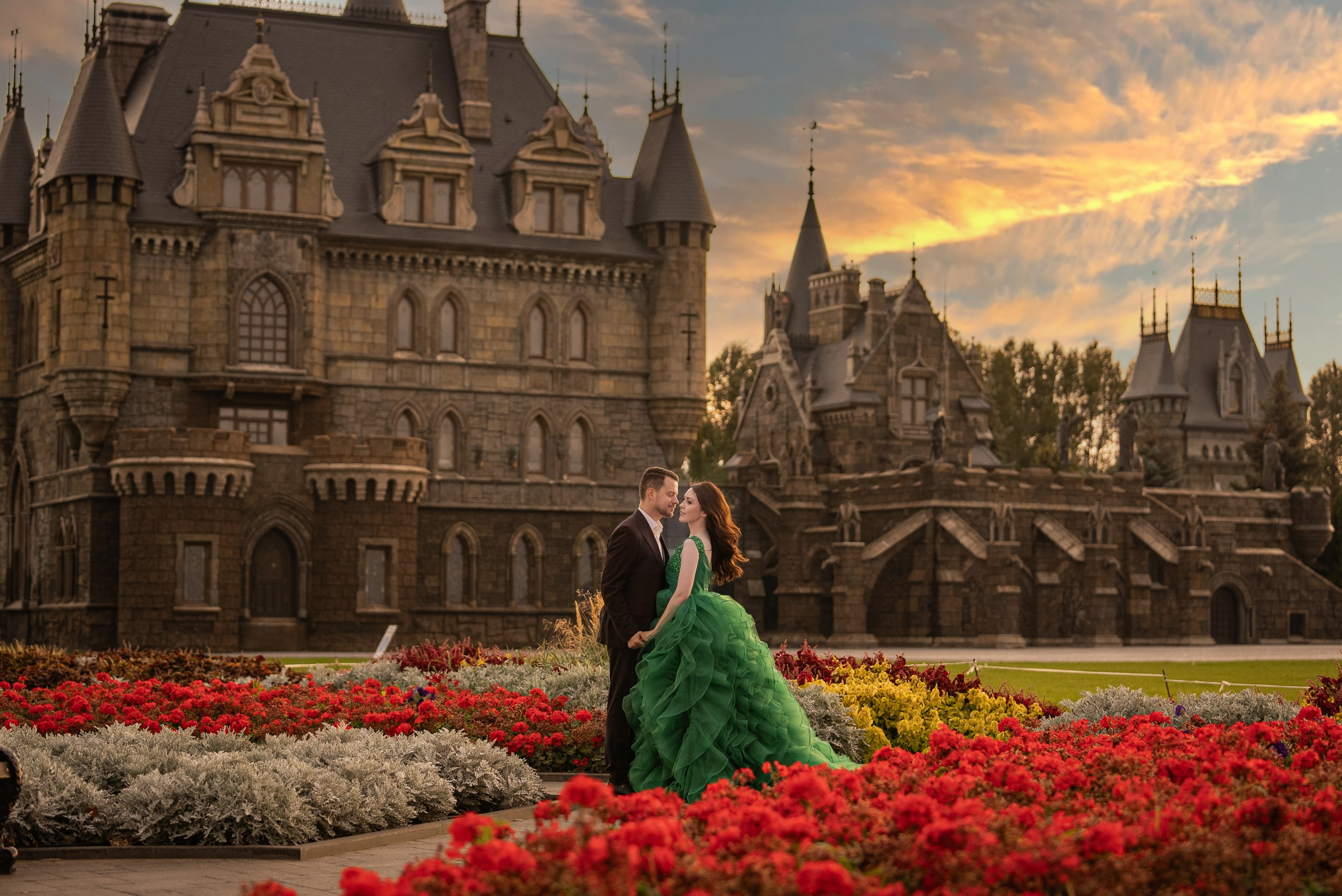 Волшебные свадебные фотосессии в Замке Гарибальди:. Фотограф Батурин Денис — Фотосессия в Замке Гарибальди