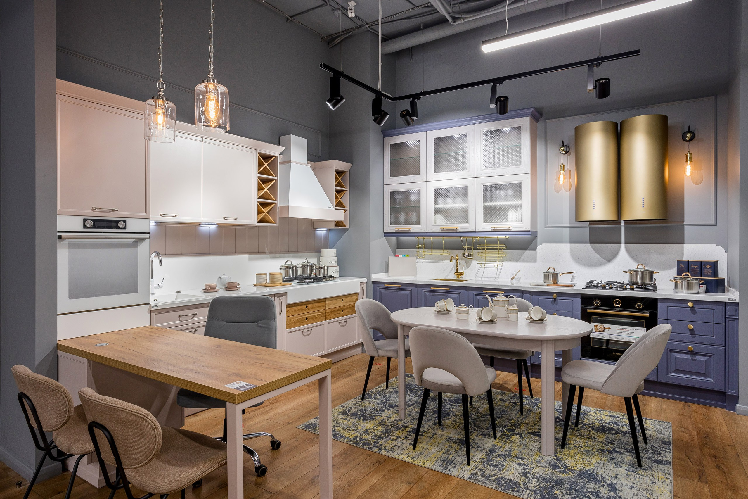 Kitchen salon. Interior photographer Vitalii in Portland and Vancouver