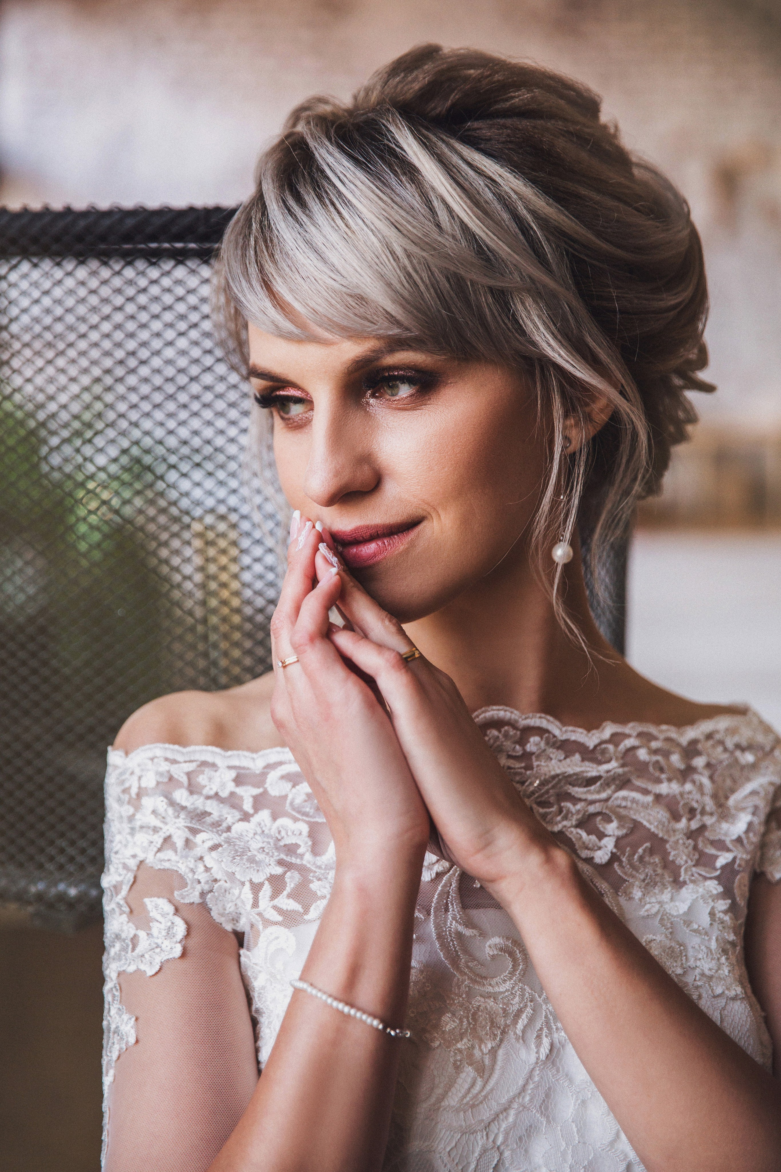 Макияж и прическа для невесты