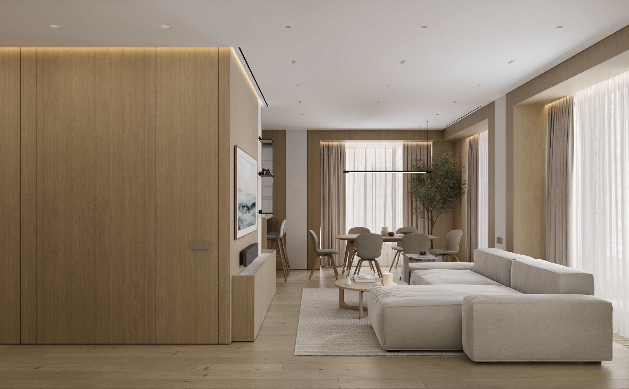 Визуализация квартиры в Prime Park. 3D визуализатор интерьеров Ксения Жарко