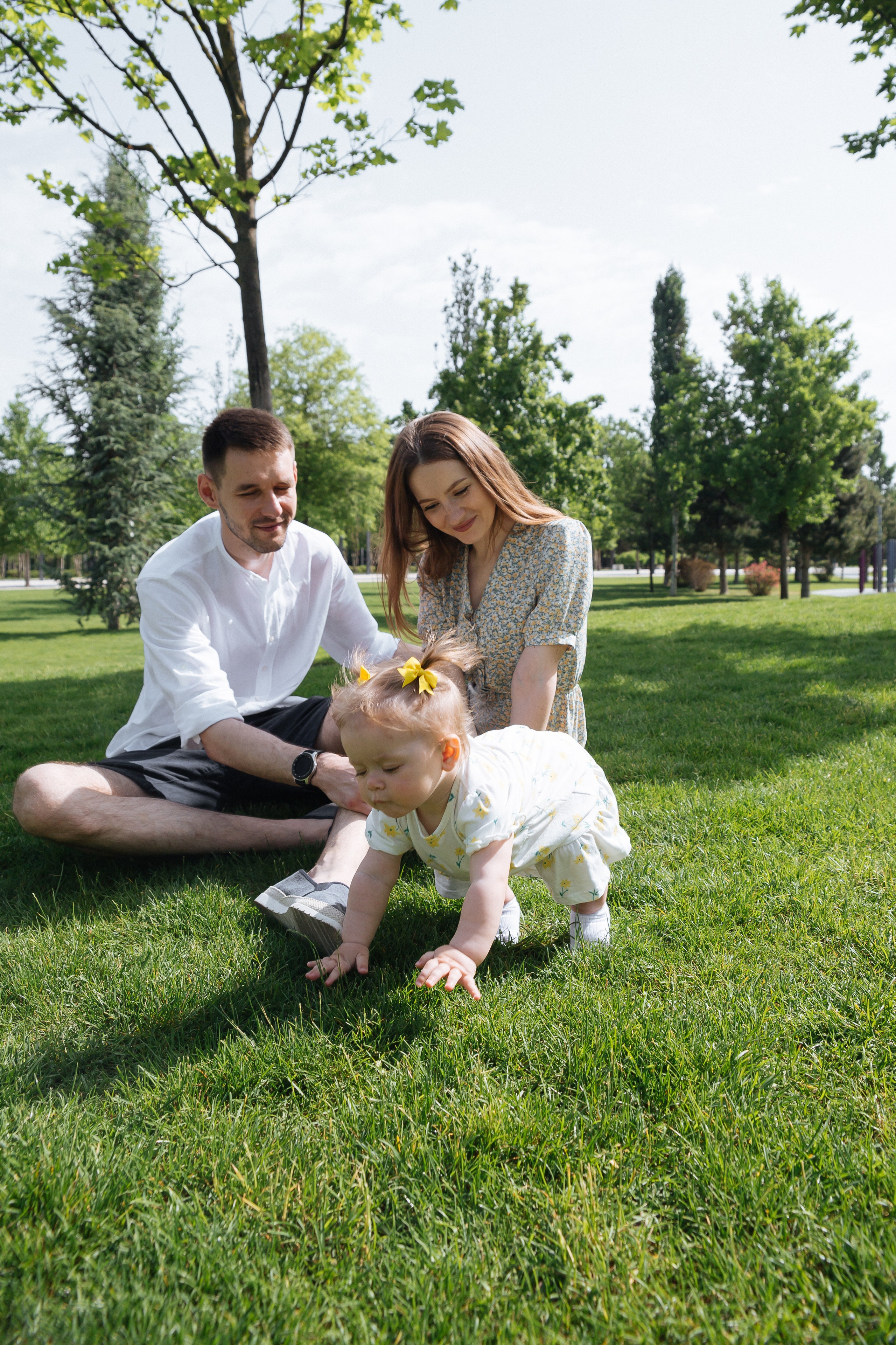 Семейная прогулка в парке. Фотограф Анастасия Багдасарян