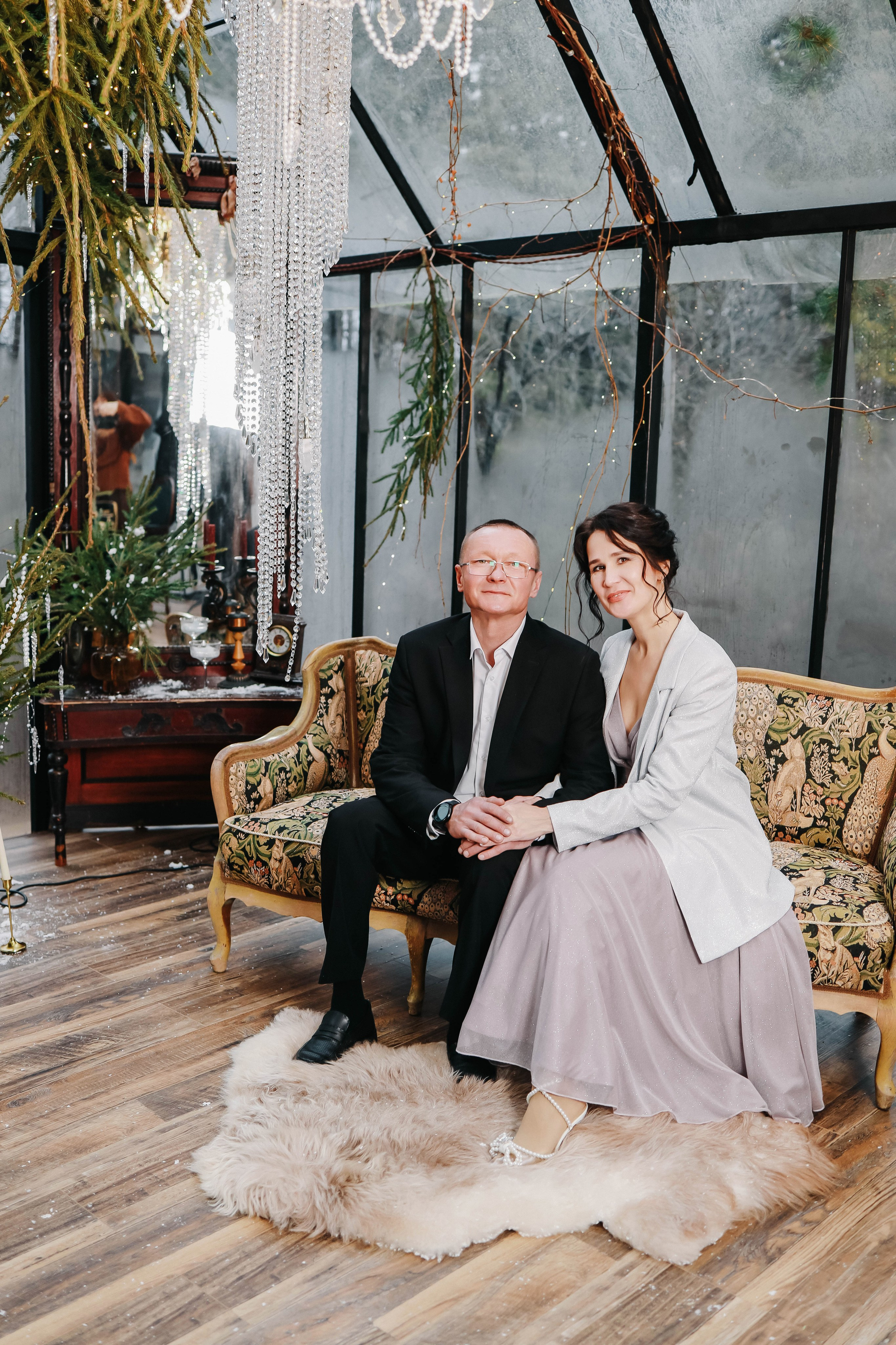 Новогодняя фотосессия в локации Оранжерея. Иванова Ирина Свадебный и семейный фотограф г. Уфа