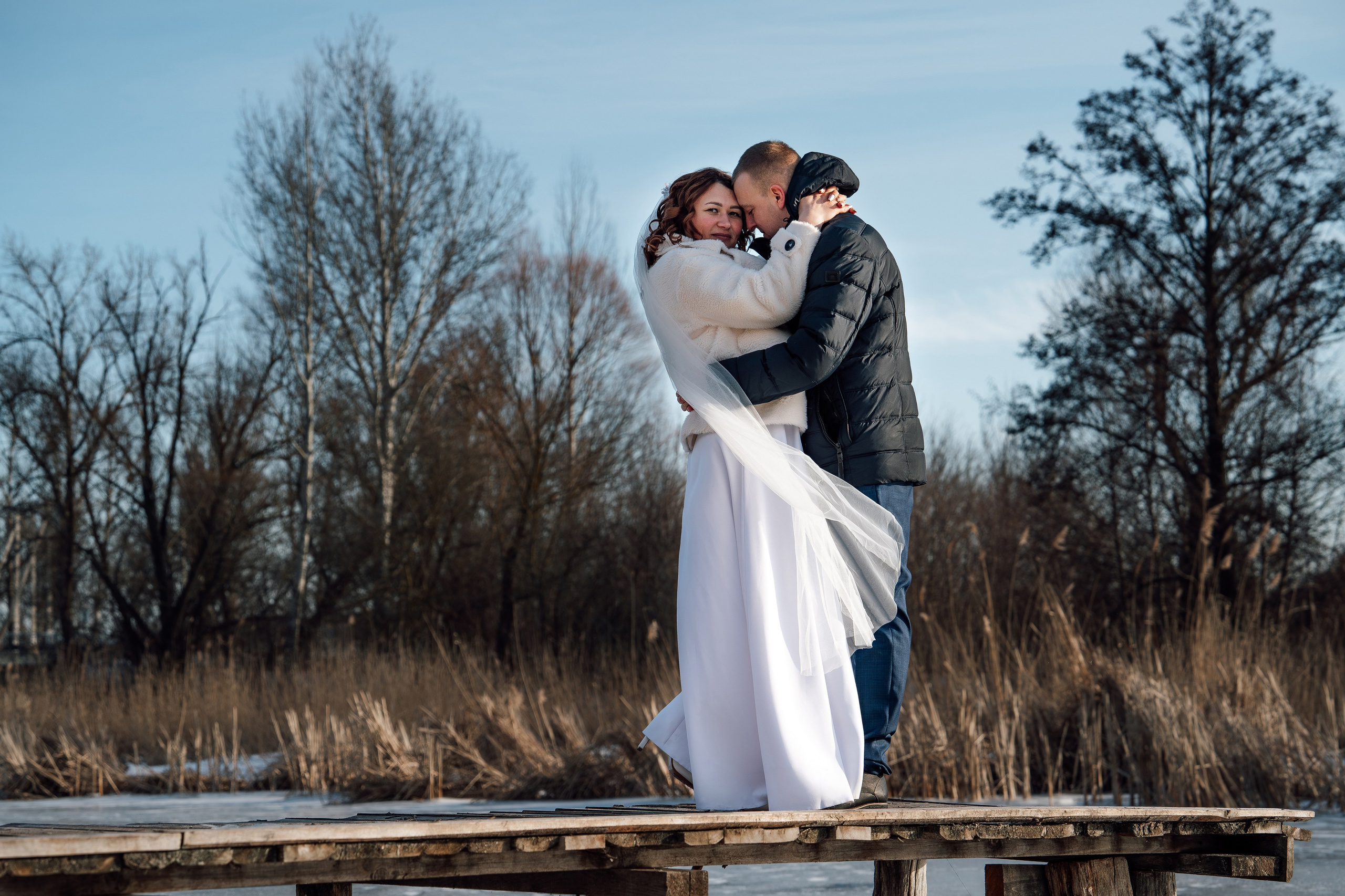 Зимняя свадьба Алексея и Марины. Фотограф Юлия Паськова, город Бирюч
