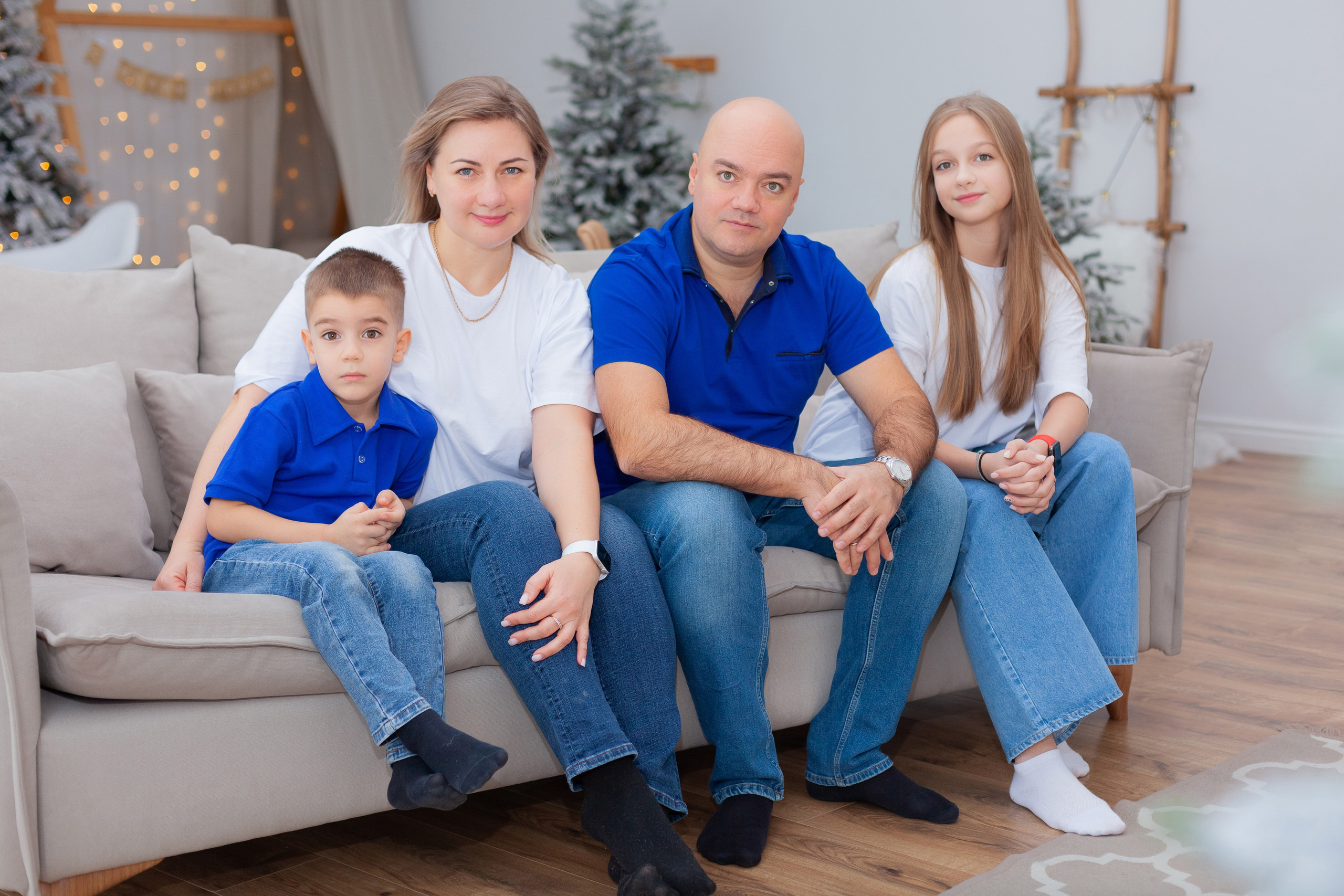 Новогодняя семейная фотосессия. Фотограф в Томске Евгения Гуляева
