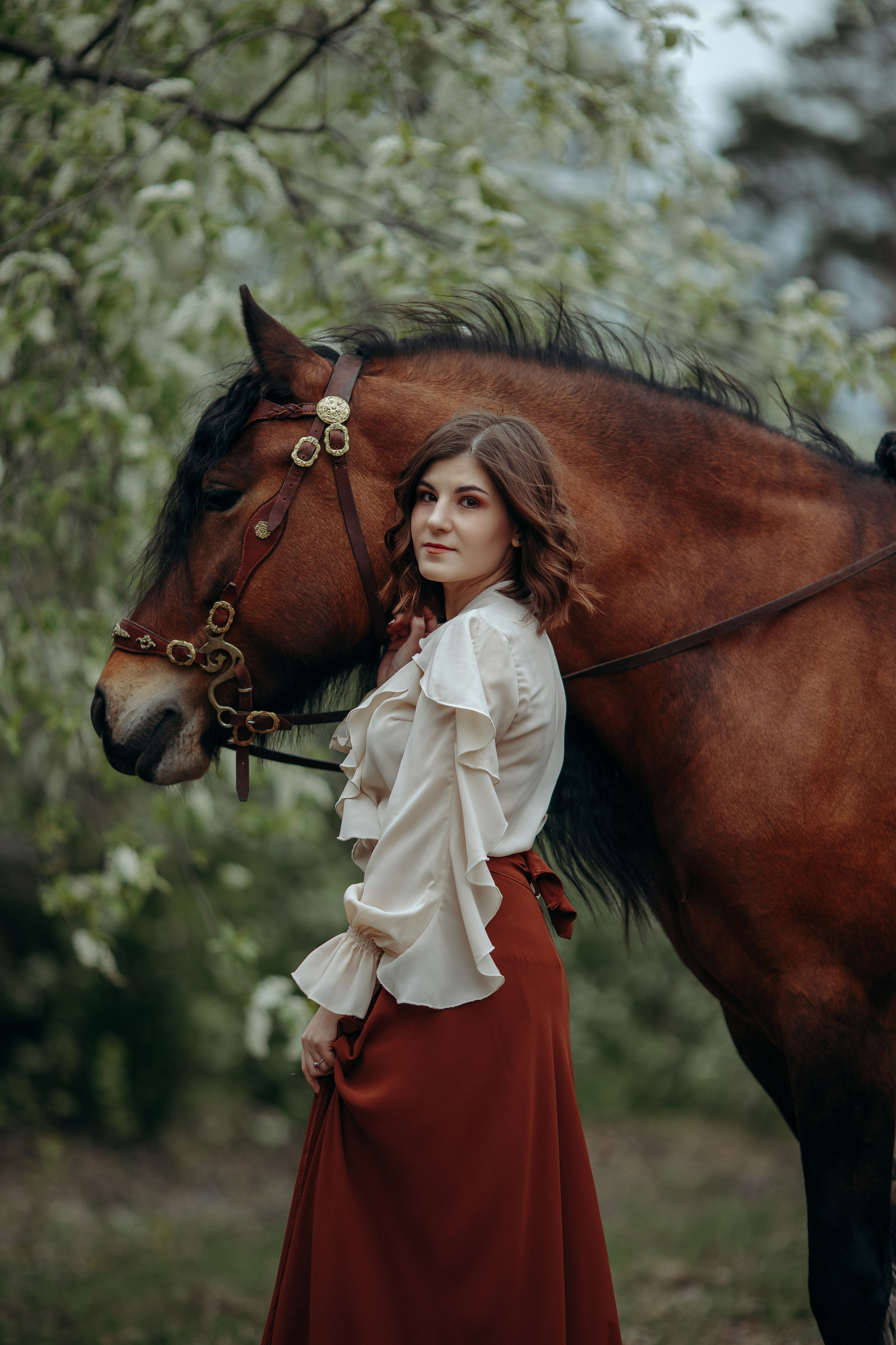 Евгения и Халветта. Анна Молчанова конный фотограф в Тюмени | фотосессии с лошадьми Тюмень