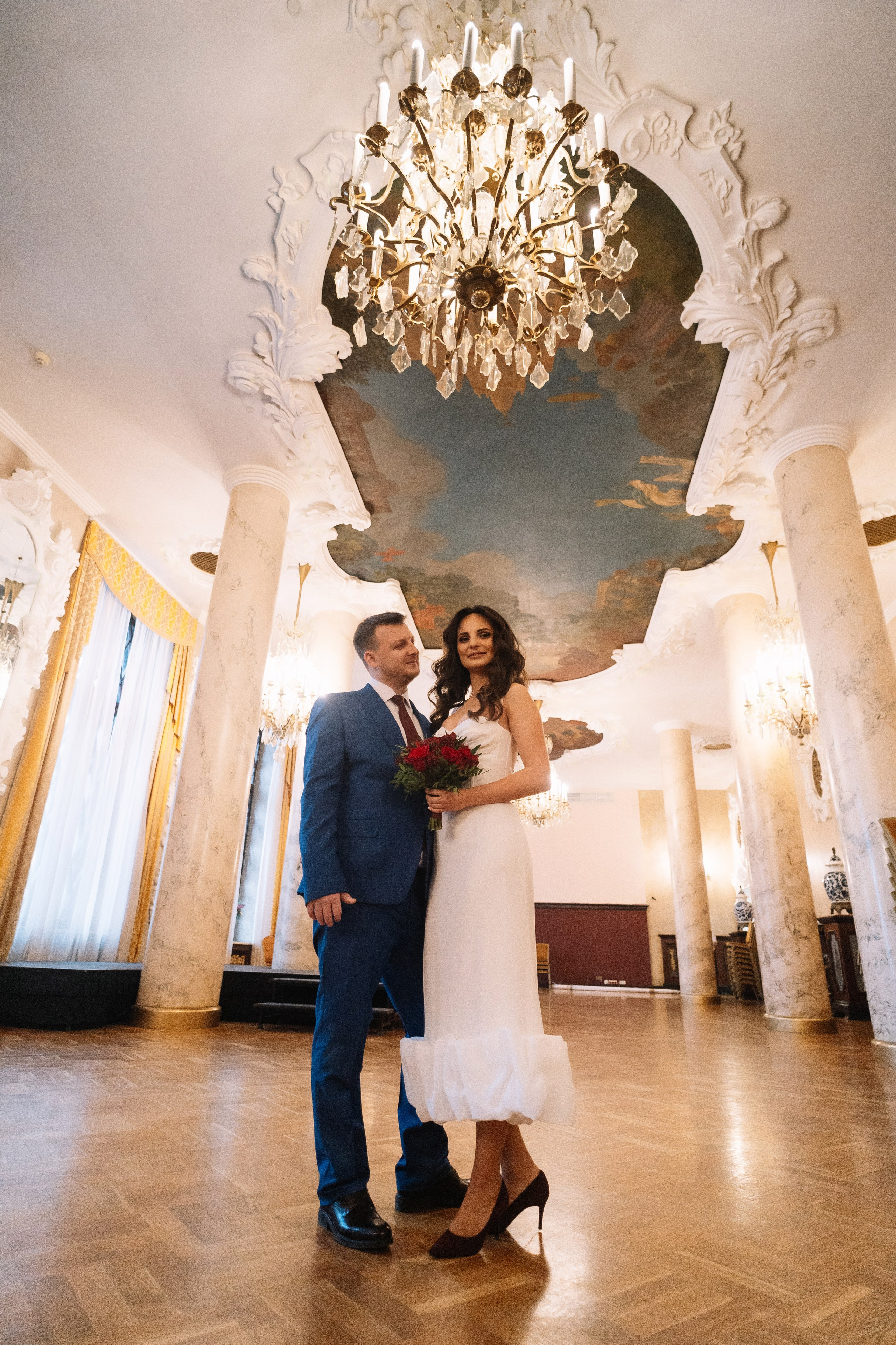 Свадебная фотосессия Лилии и Романа, прогулка в центре Москвы. Свадебный фотограф в Тамбове Павел Четвертков