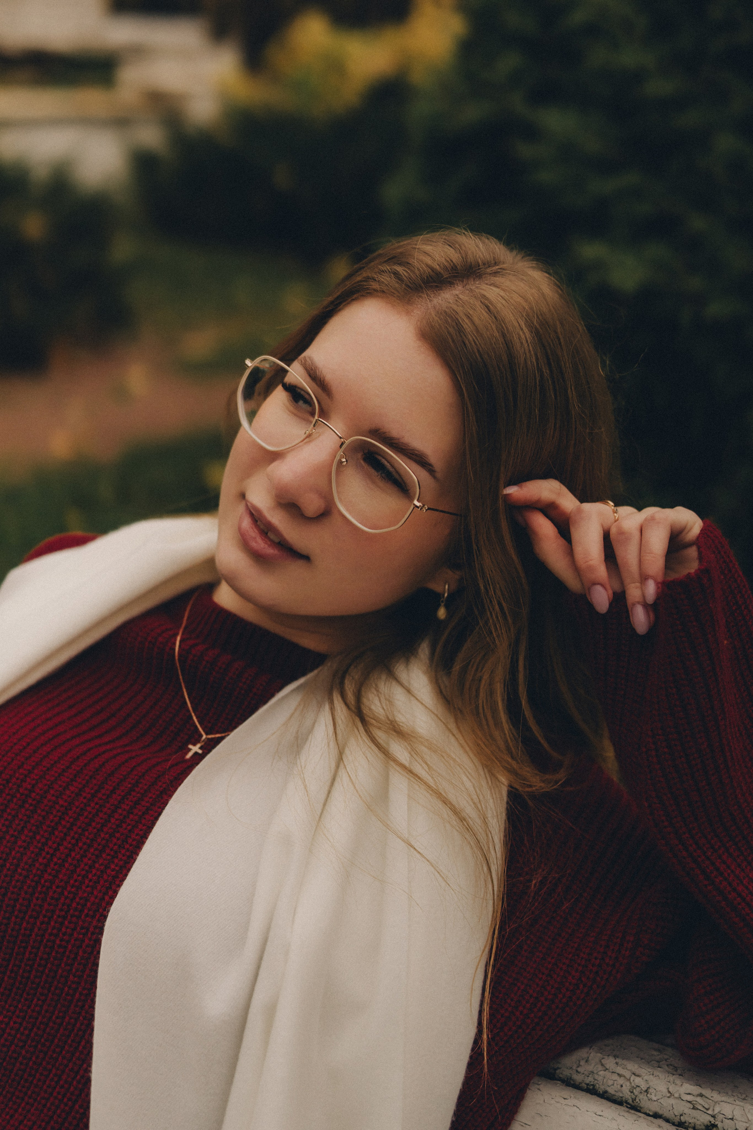 Ирина | осенняя фотосессия Нескучный сад. Портретный фотограф Москва