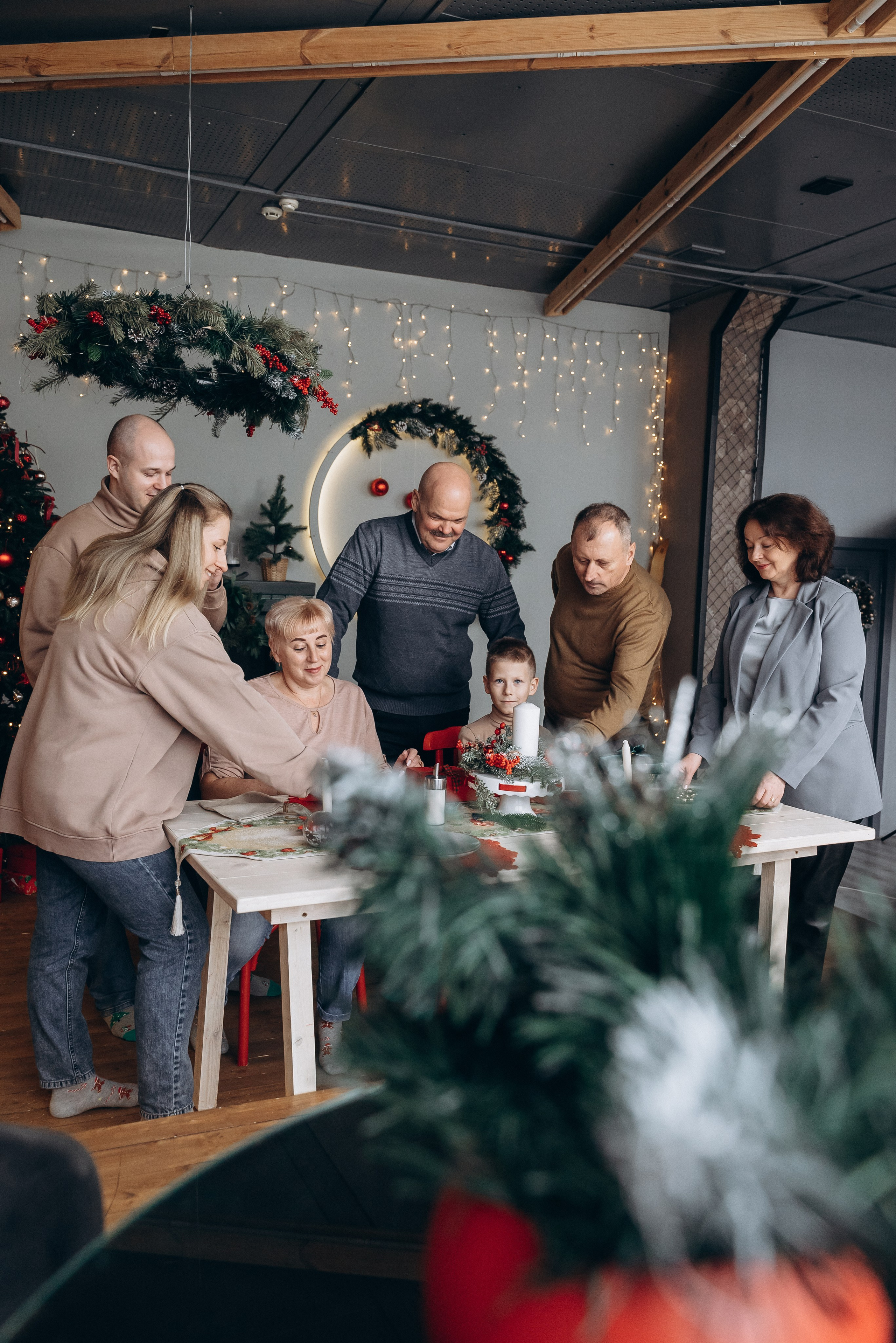 Новогодняя для большой семьи. Семейный фотограф в Минске Дарья Дреко