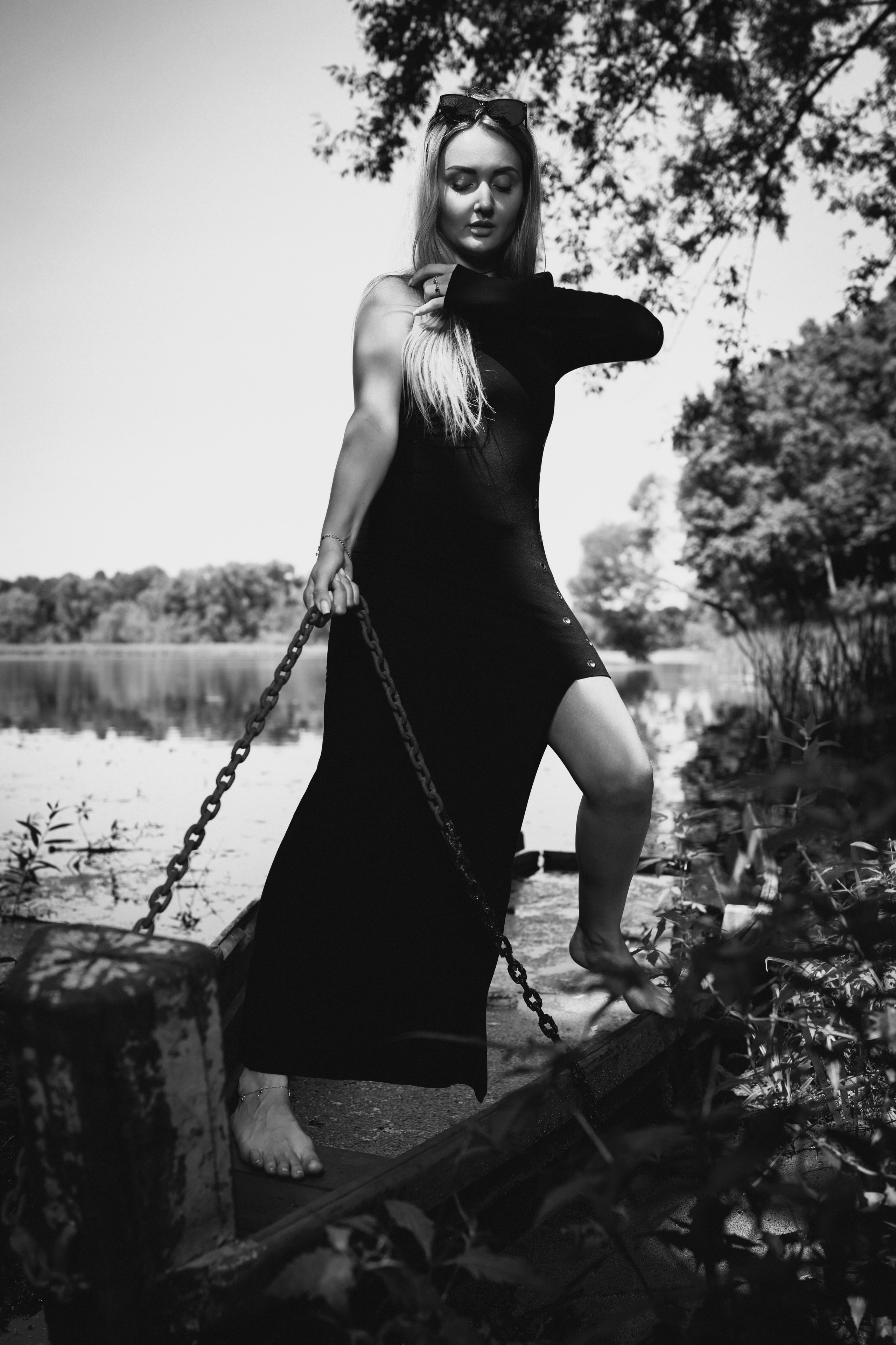 Уличная фотосессия для девушки, в красивой локации. Фотограф в Туле — Борисов Николай