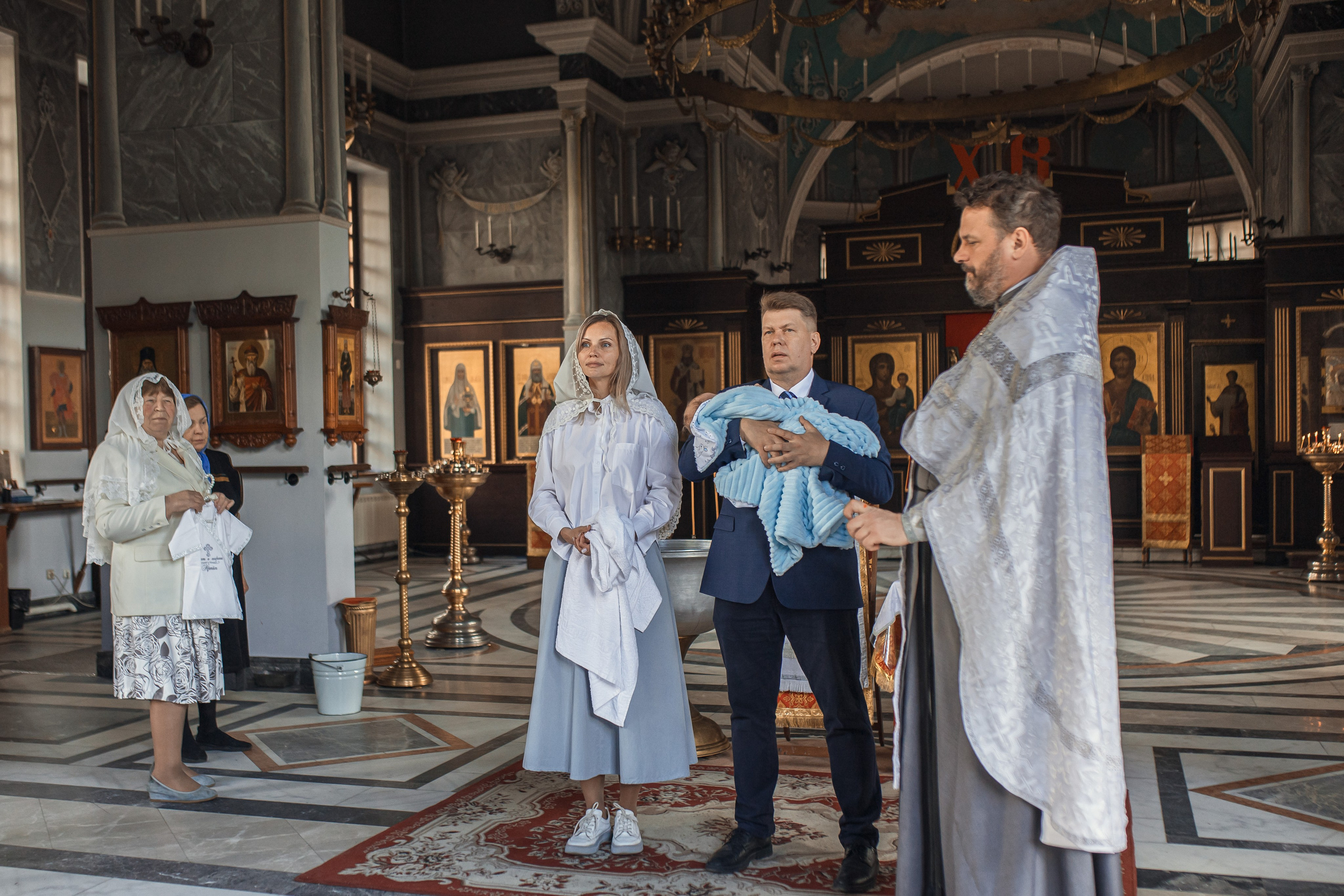 Крещение в Храме святого Иннокентия. Профессиональный фотограф в Москве и Мо Мария Шантарёва