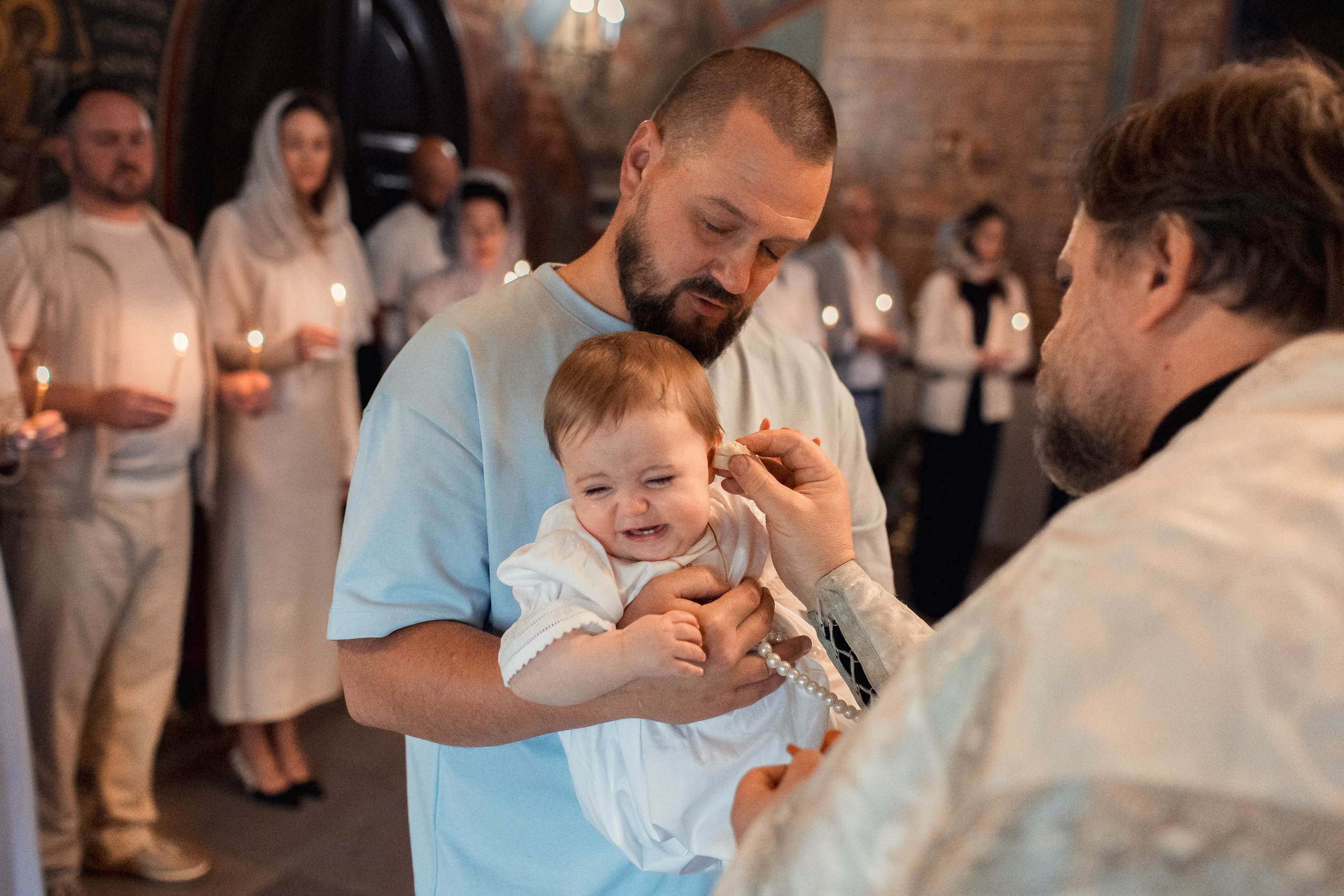 Крещение в Зачатьевском Монастыре. Профессиональный фотограф в Москве и Мо Мария Шантарёва