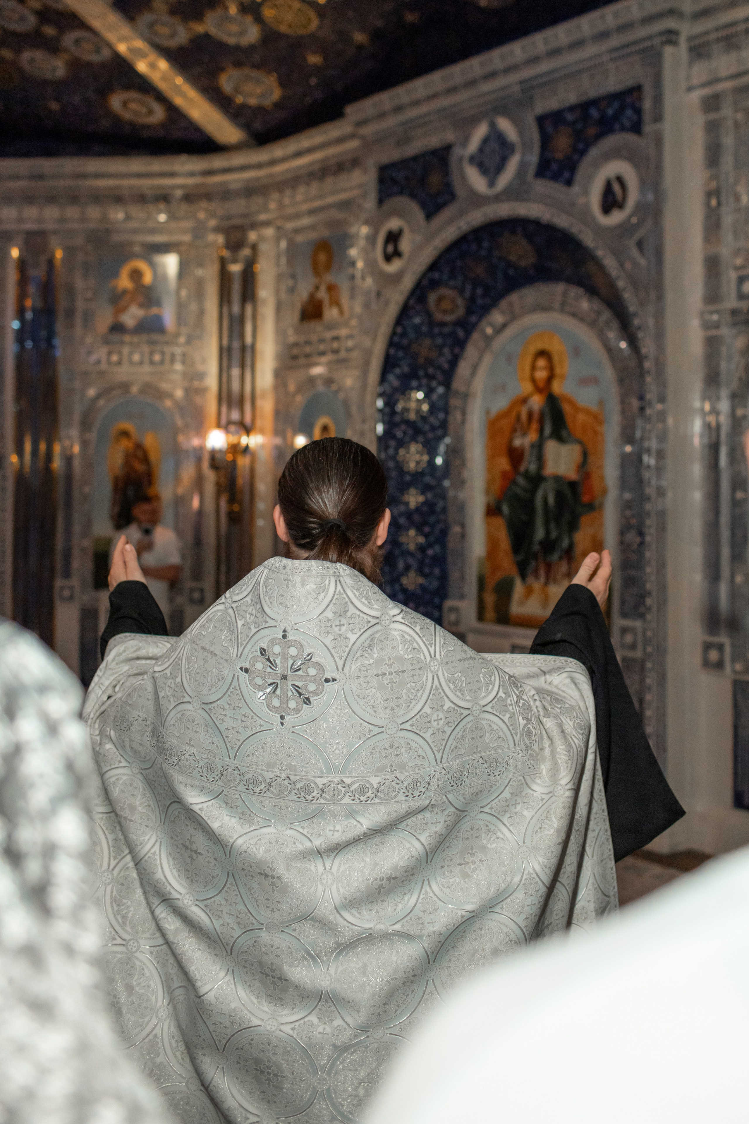 Крещение в Храме Вооруженных Сил России. Профессиональный фотограф в Москве и Мо Мария Шантарёва