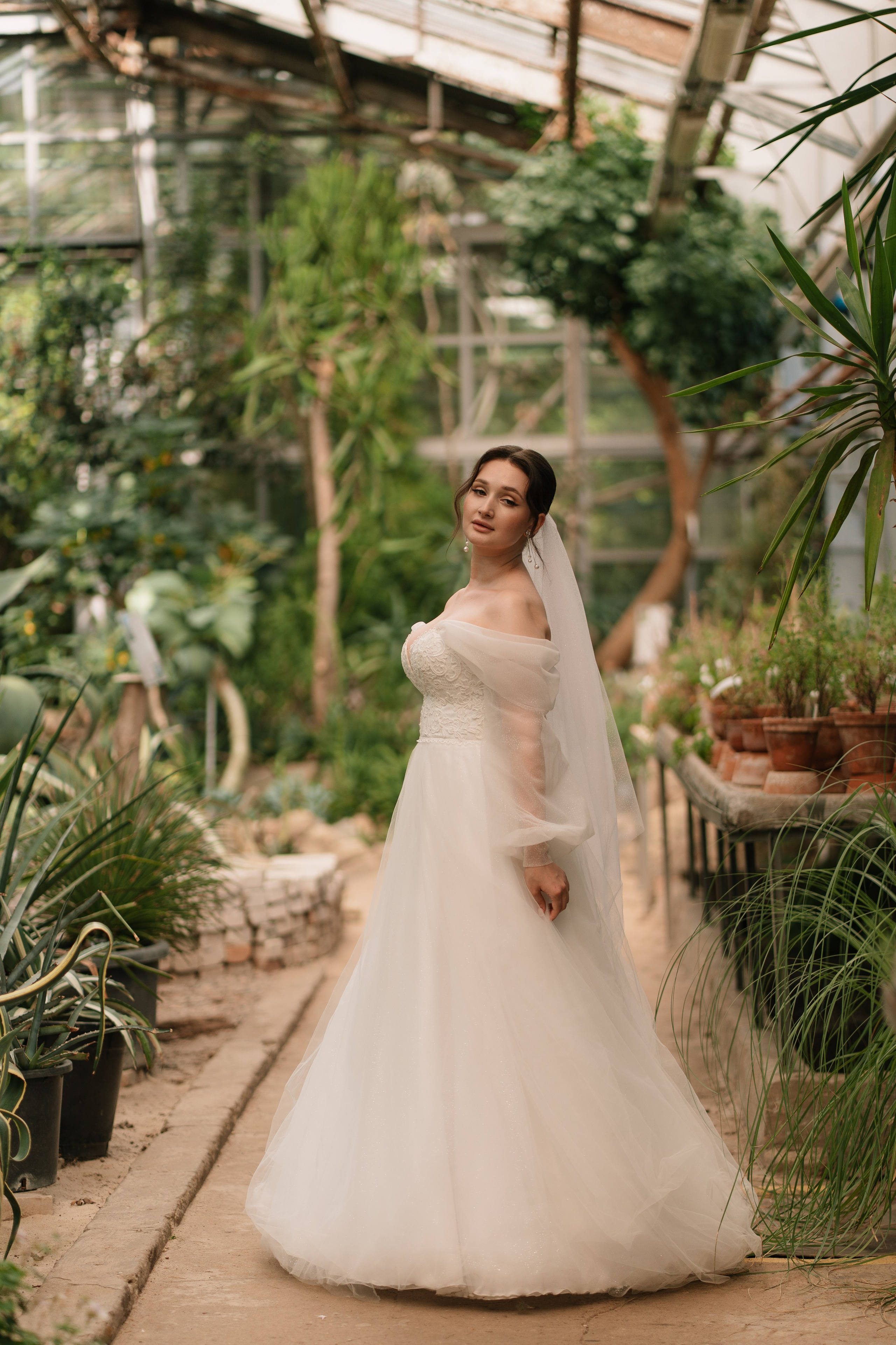 Свадебная фотосессия в оранжерее, Москва. Свадебный фотограф в Москве Анна Полушина