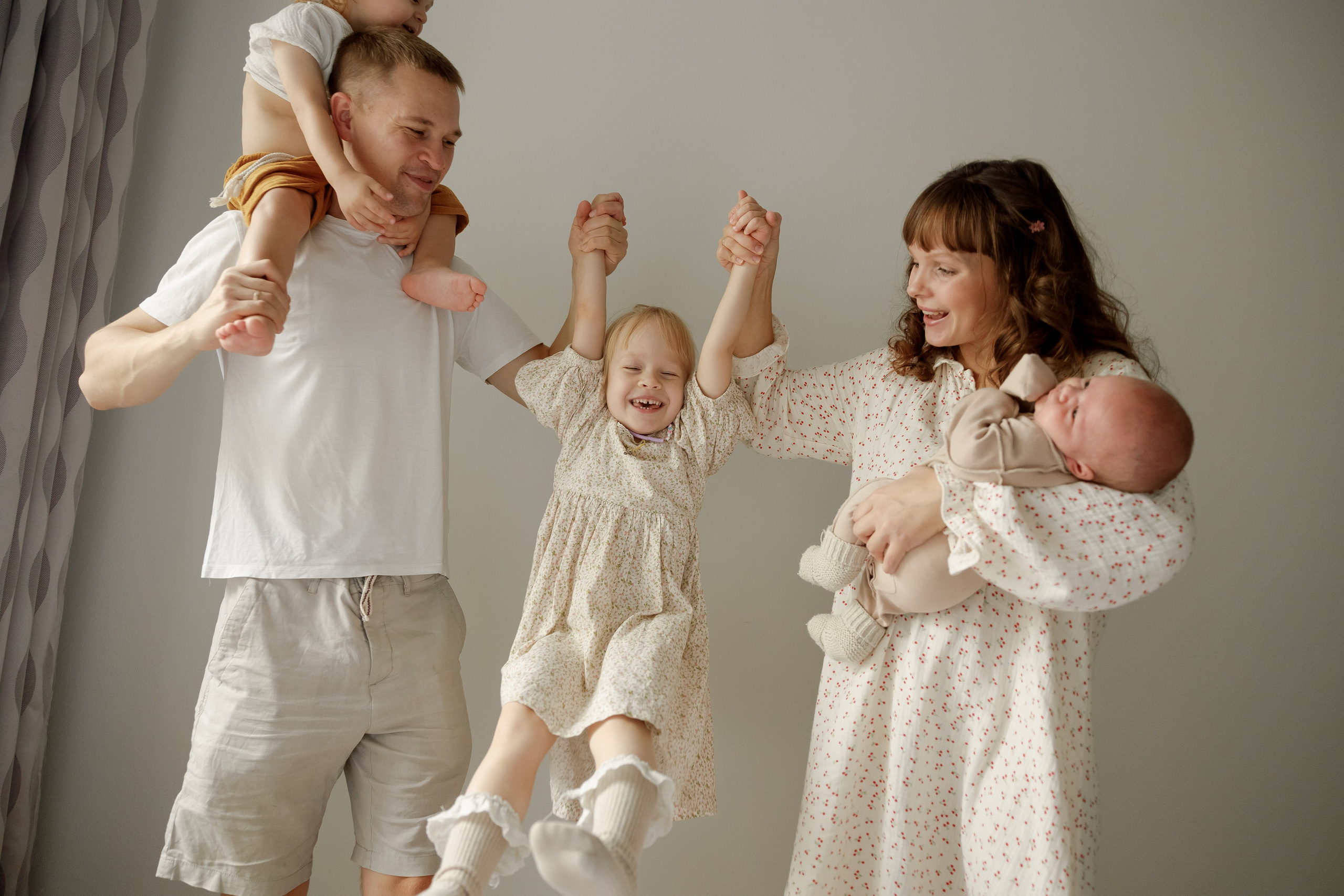 Домашняя семейная съёмка. Фотограф Москва