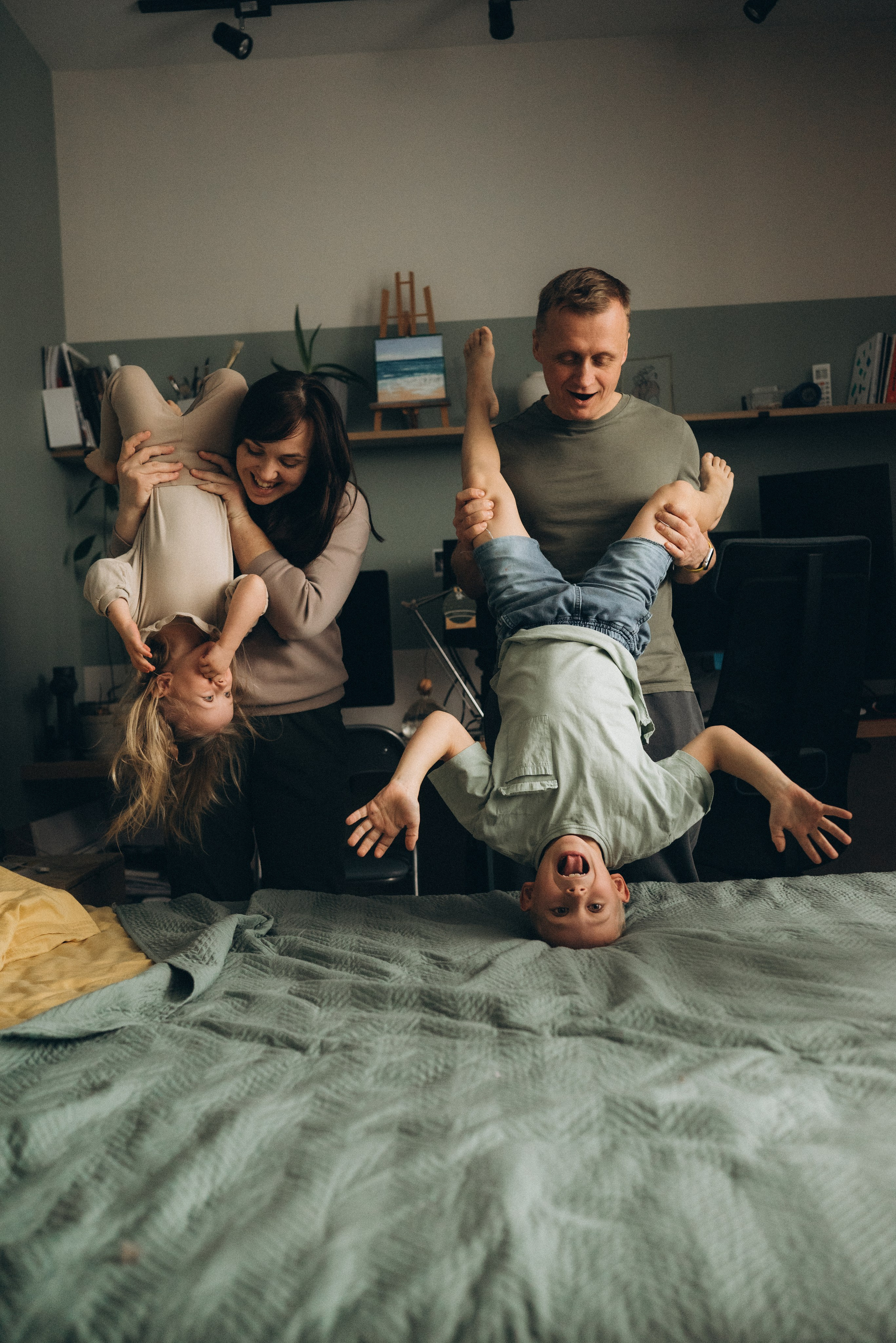 Вадим, Екатерина, Федя и Алиса. Семейный фотограф Юлия Власова