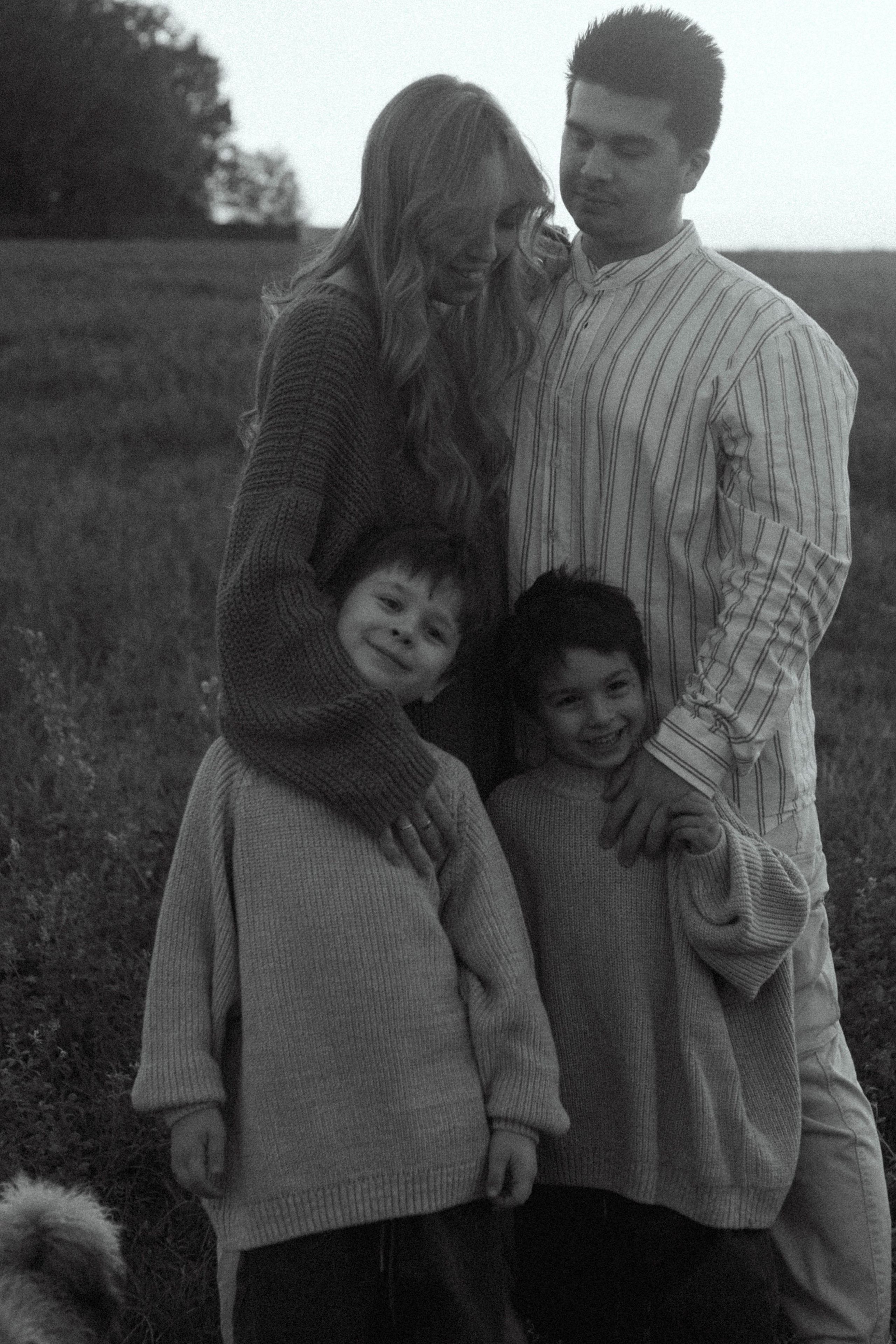 Оля, Саша, Демид, Елисей. Семейный фотограф Юлия Котова