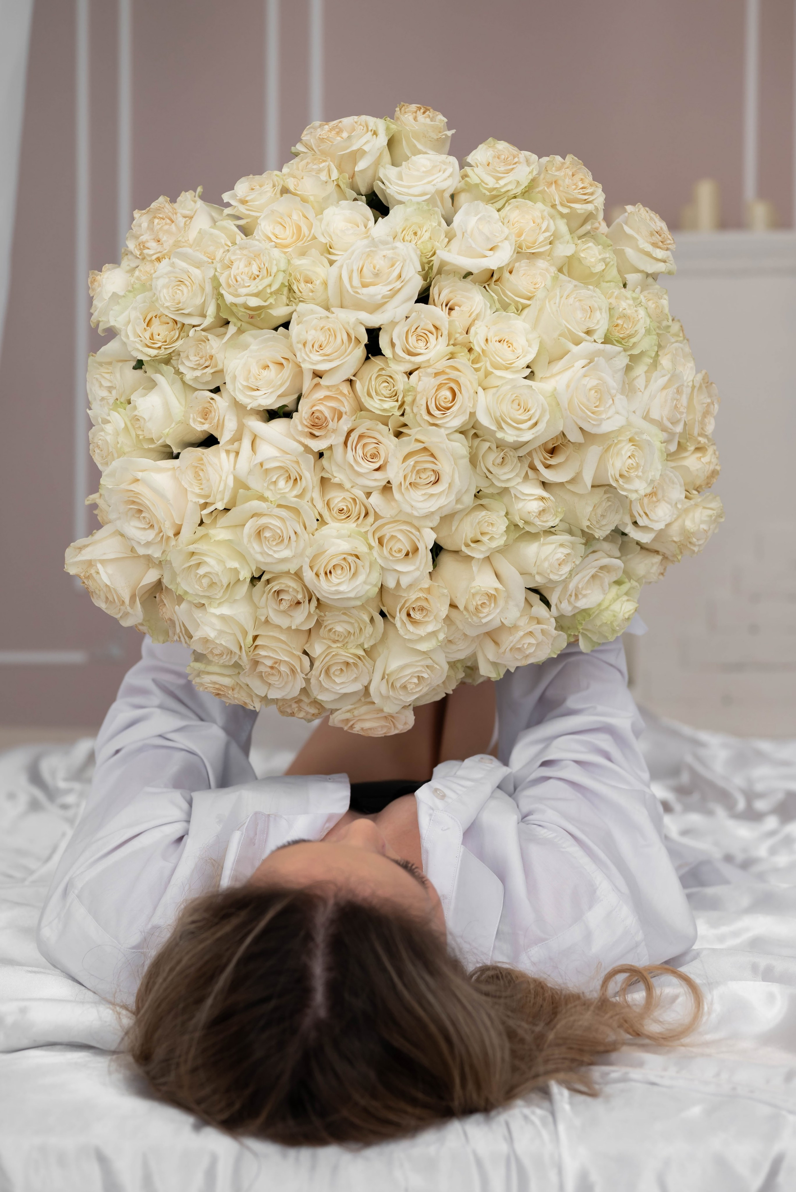 Фотопроект 101 белая роза 2026 год. Фотограф в городе Салават