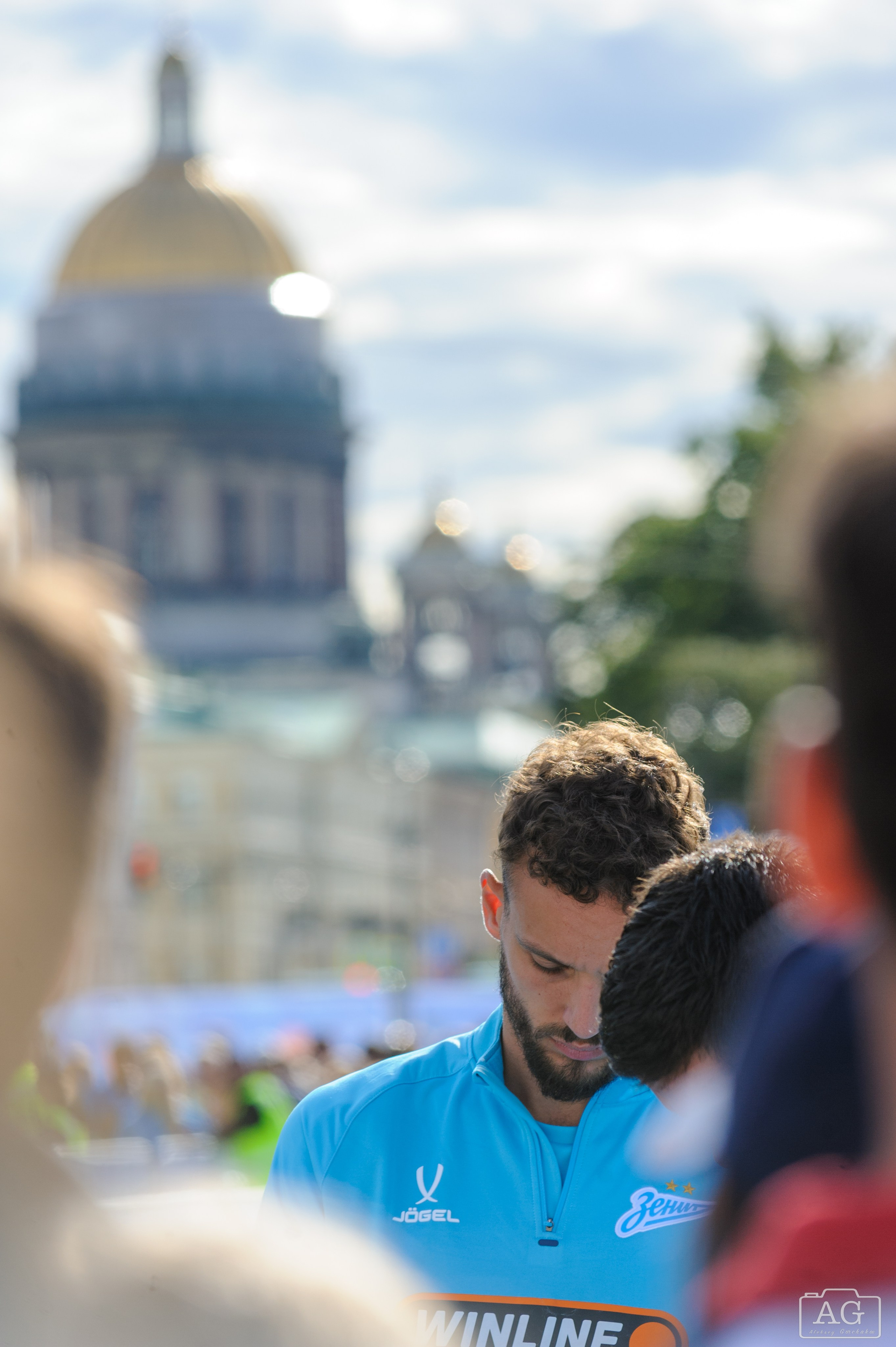 Открытая тренировка ФК «Зенит». Алексей Горчаков. Фотограф на ваш праздник