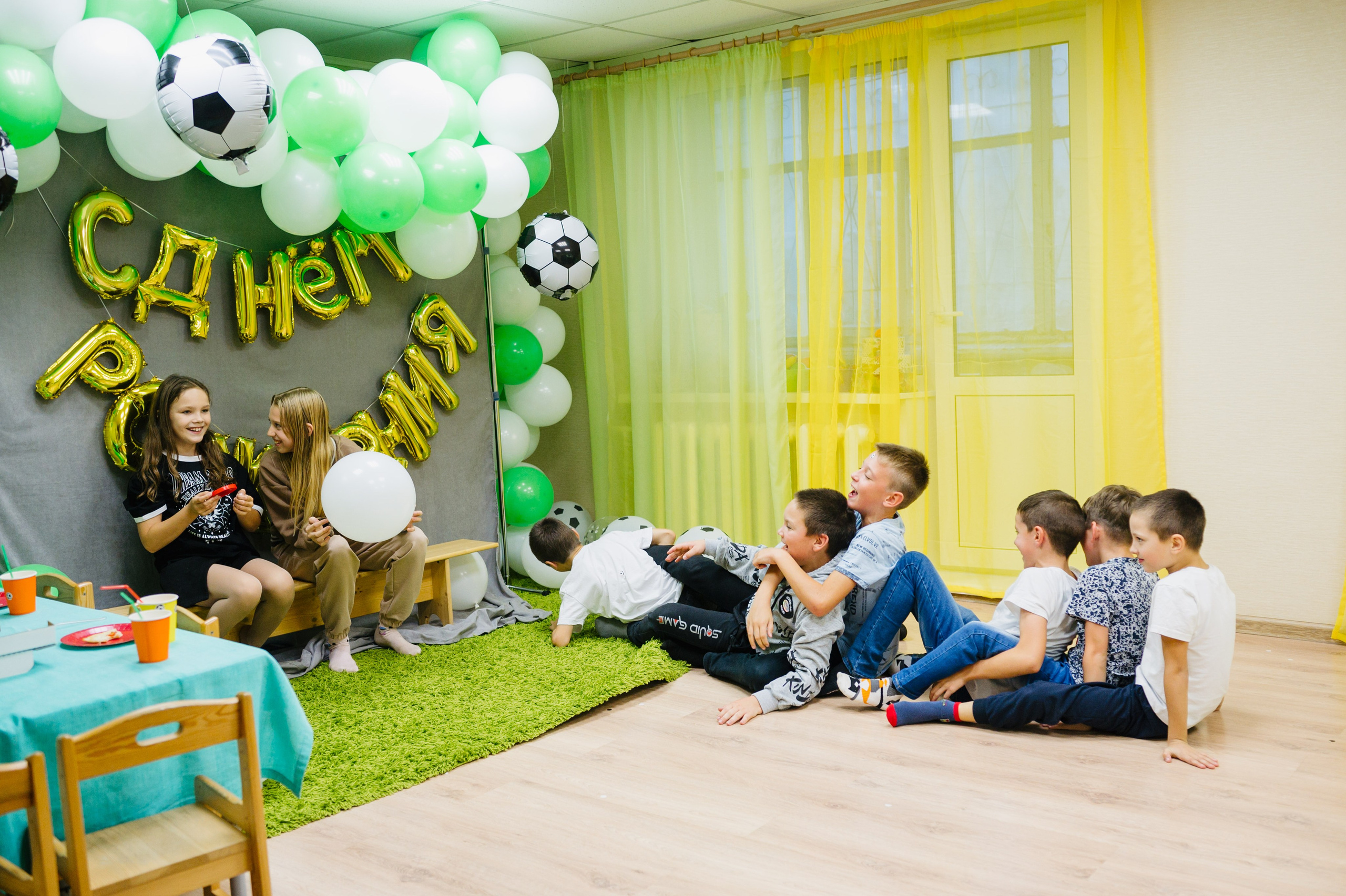 День Рождения в теме футбола