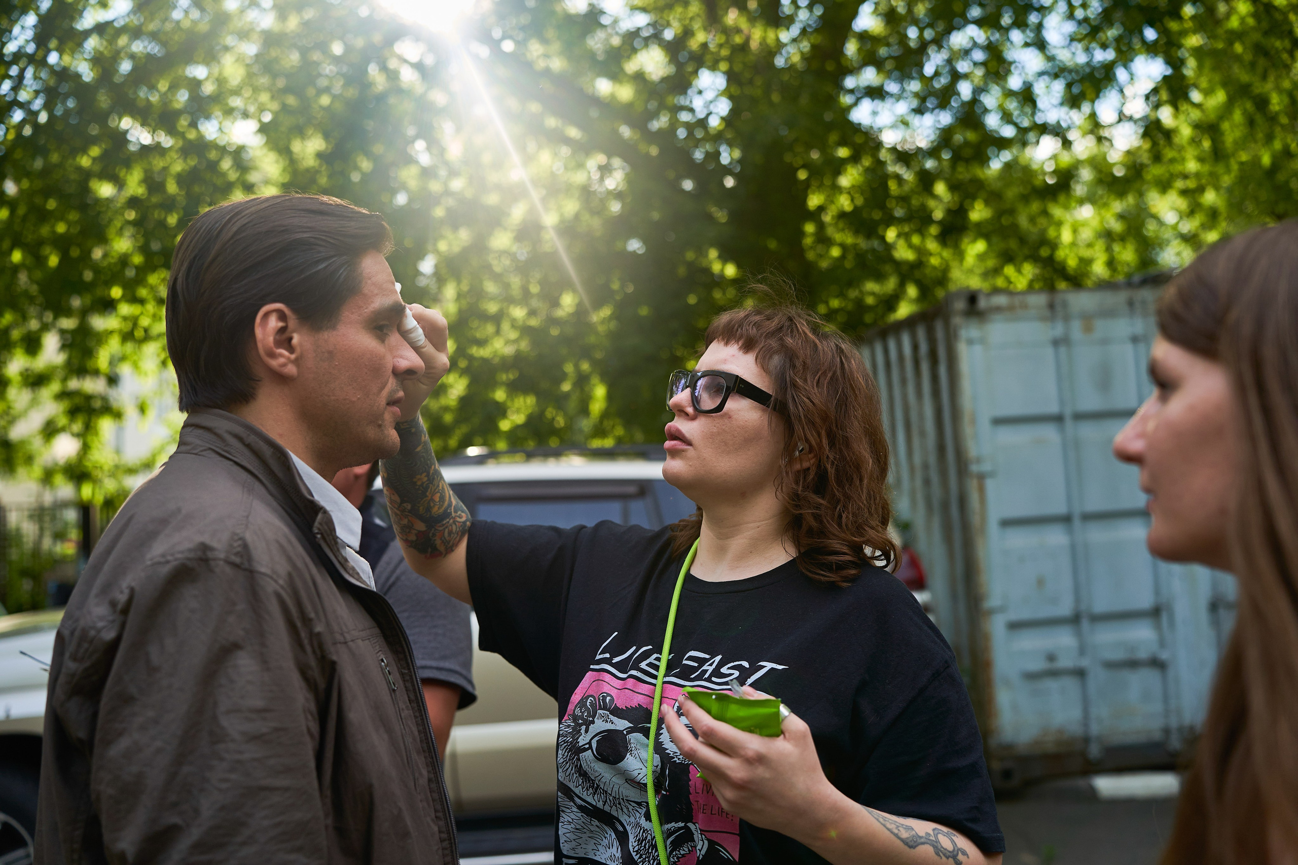 Закулисье (бэкстейдж). Фотограф Петр Анисимов