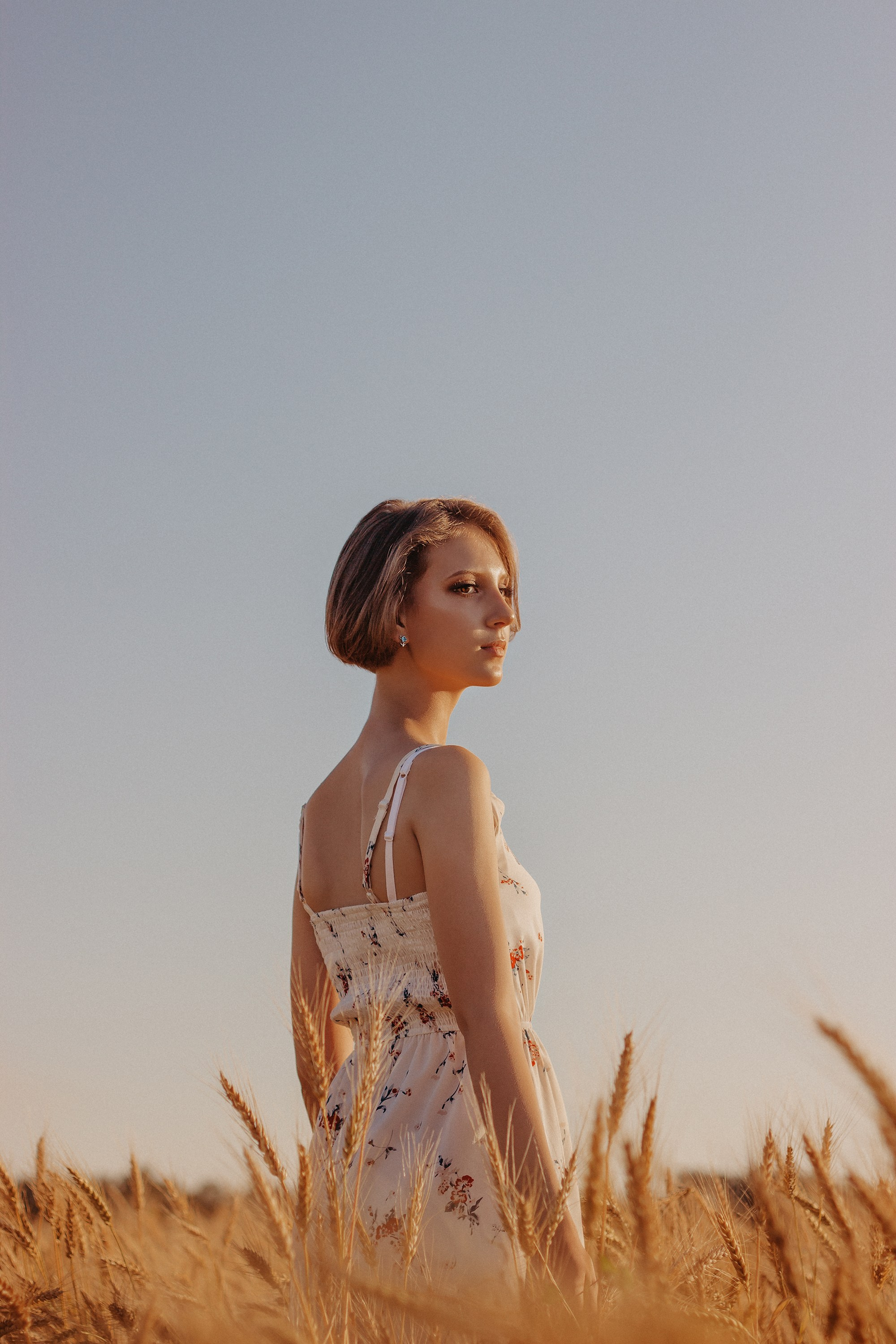 В золотых колосьях нежно ветер шепчет. Свадебный фотограф Илья Бринк