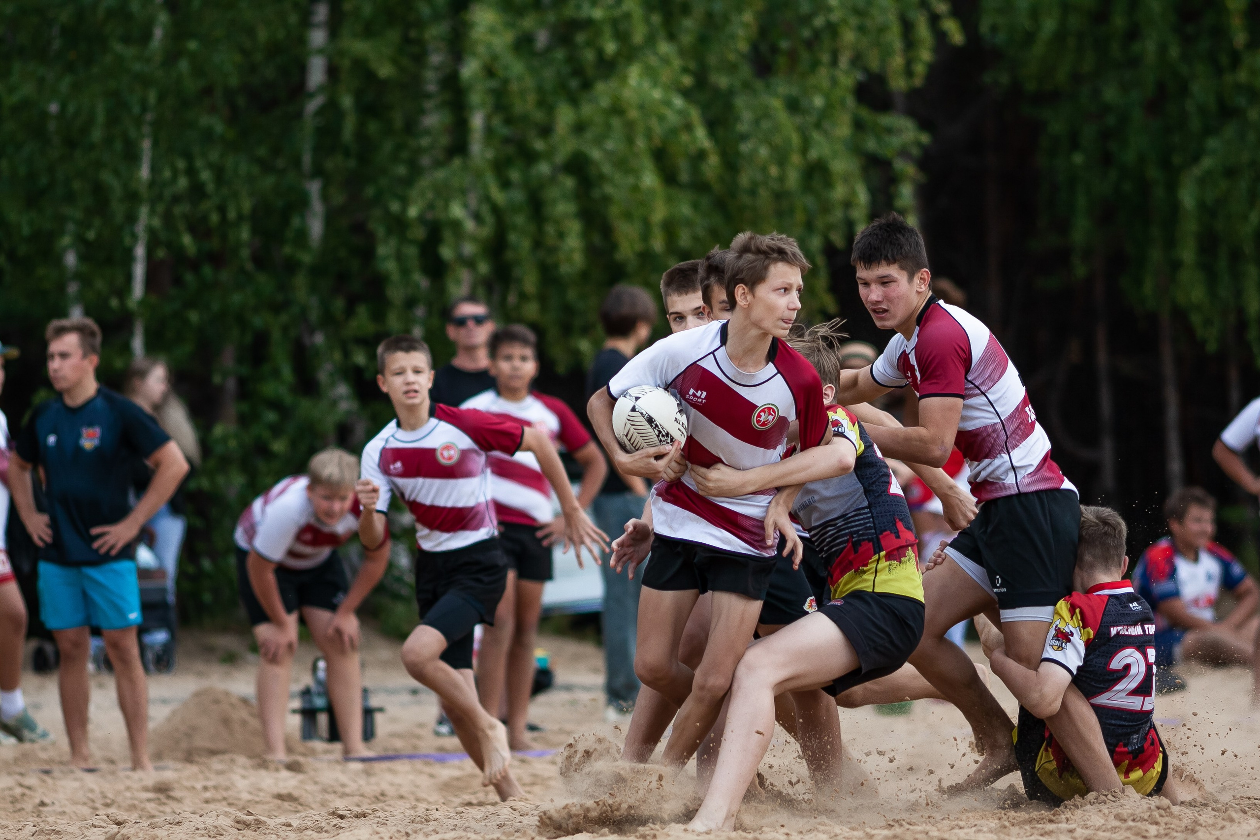 «Кубок «Молота» по пляжному Регби. Фотография