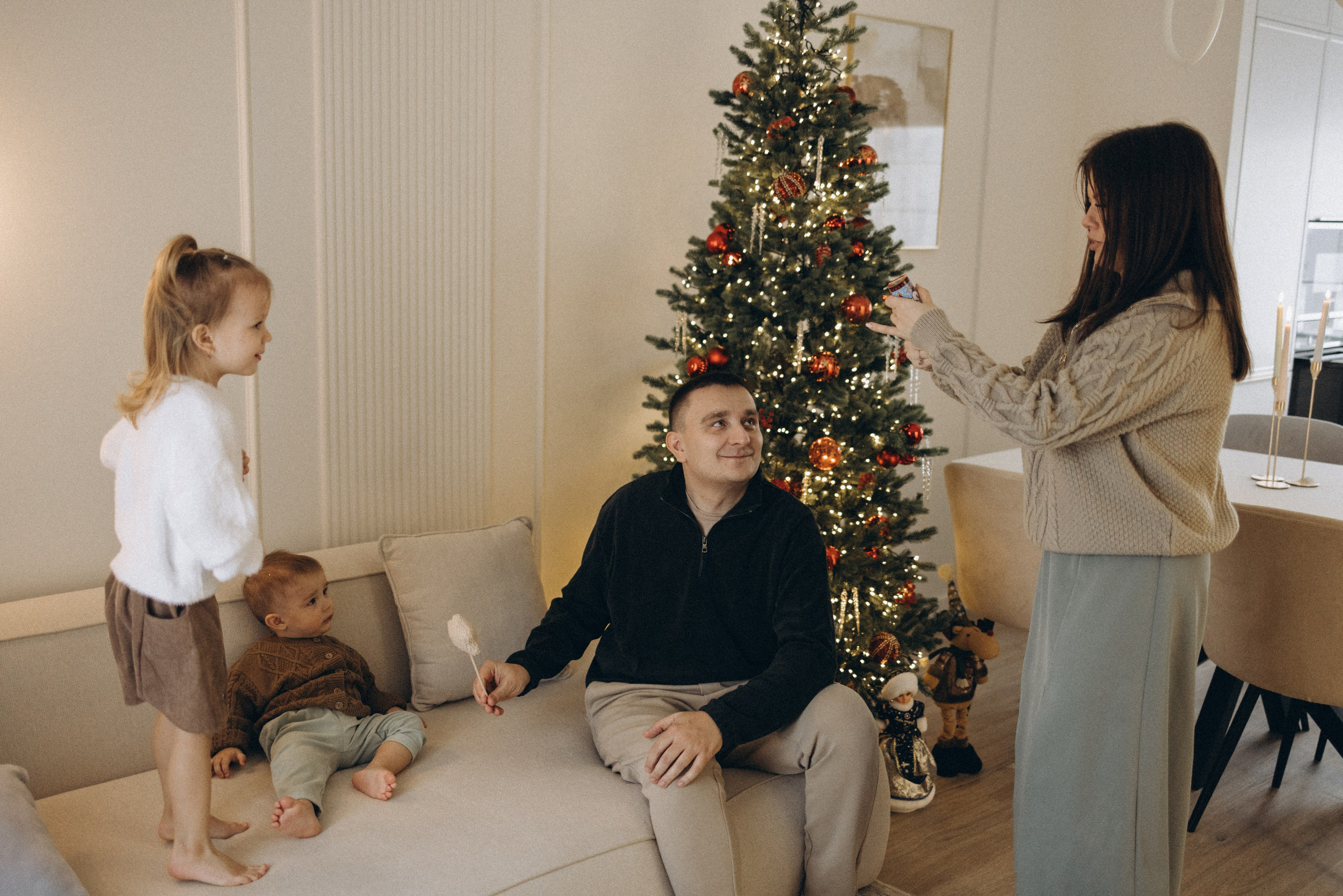 Новый года дома. Семейный и детский фотограф в Тюмени Вика Алленова