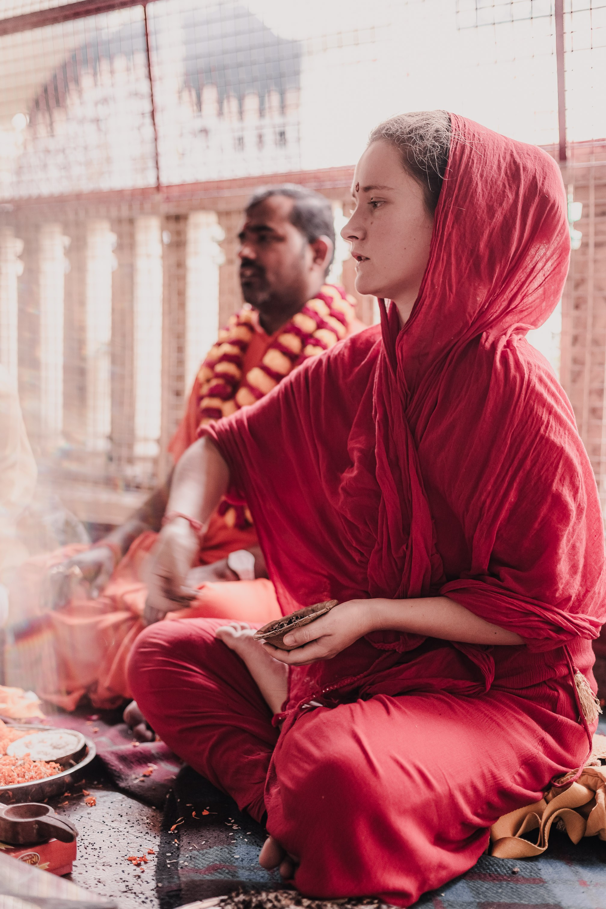 Navaratri yajna at Devraha Baba Ji ashram. Мариам Багдасарян