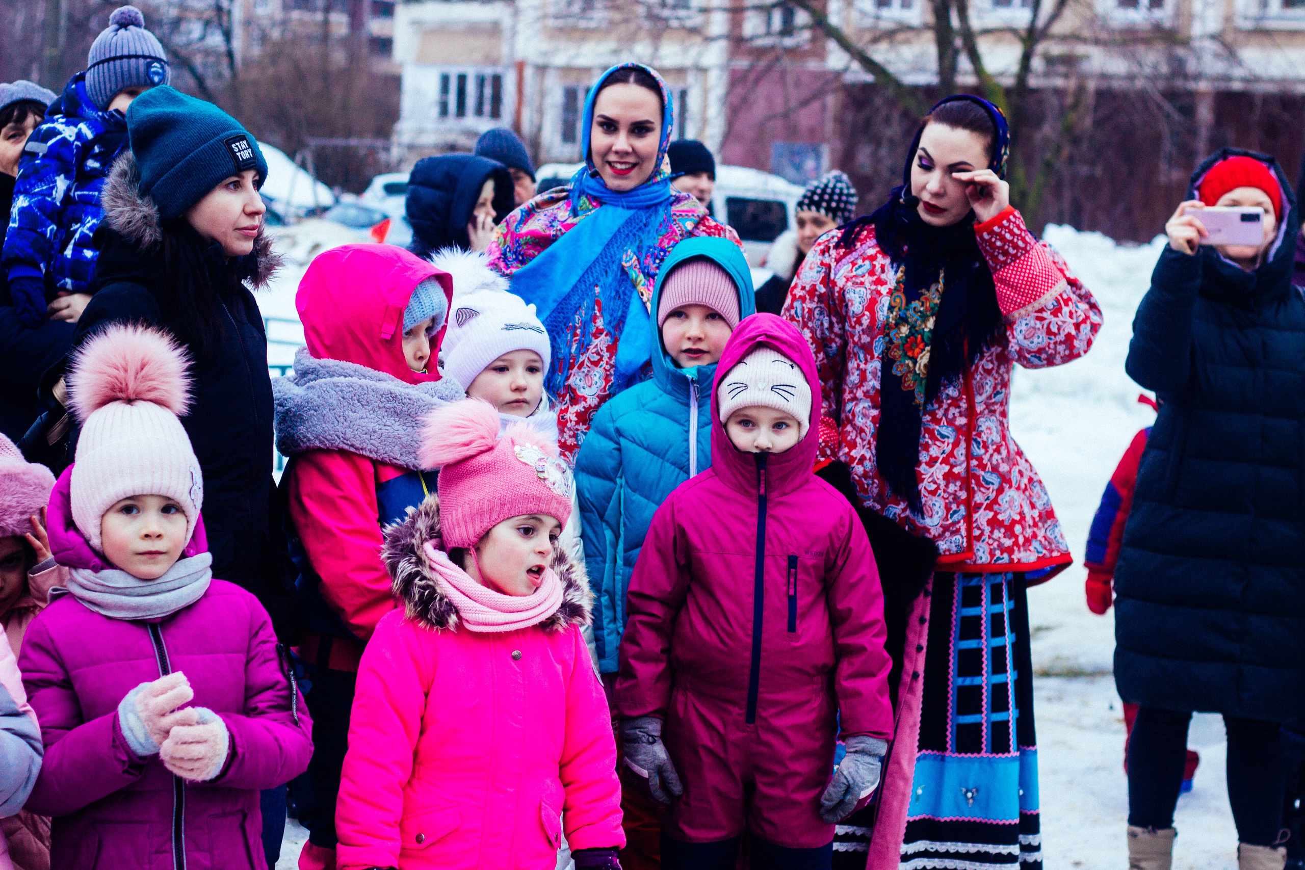 Дворовая ёлка. Детский и семейный фотограф, фотограф мероприятий Нижний Новгород