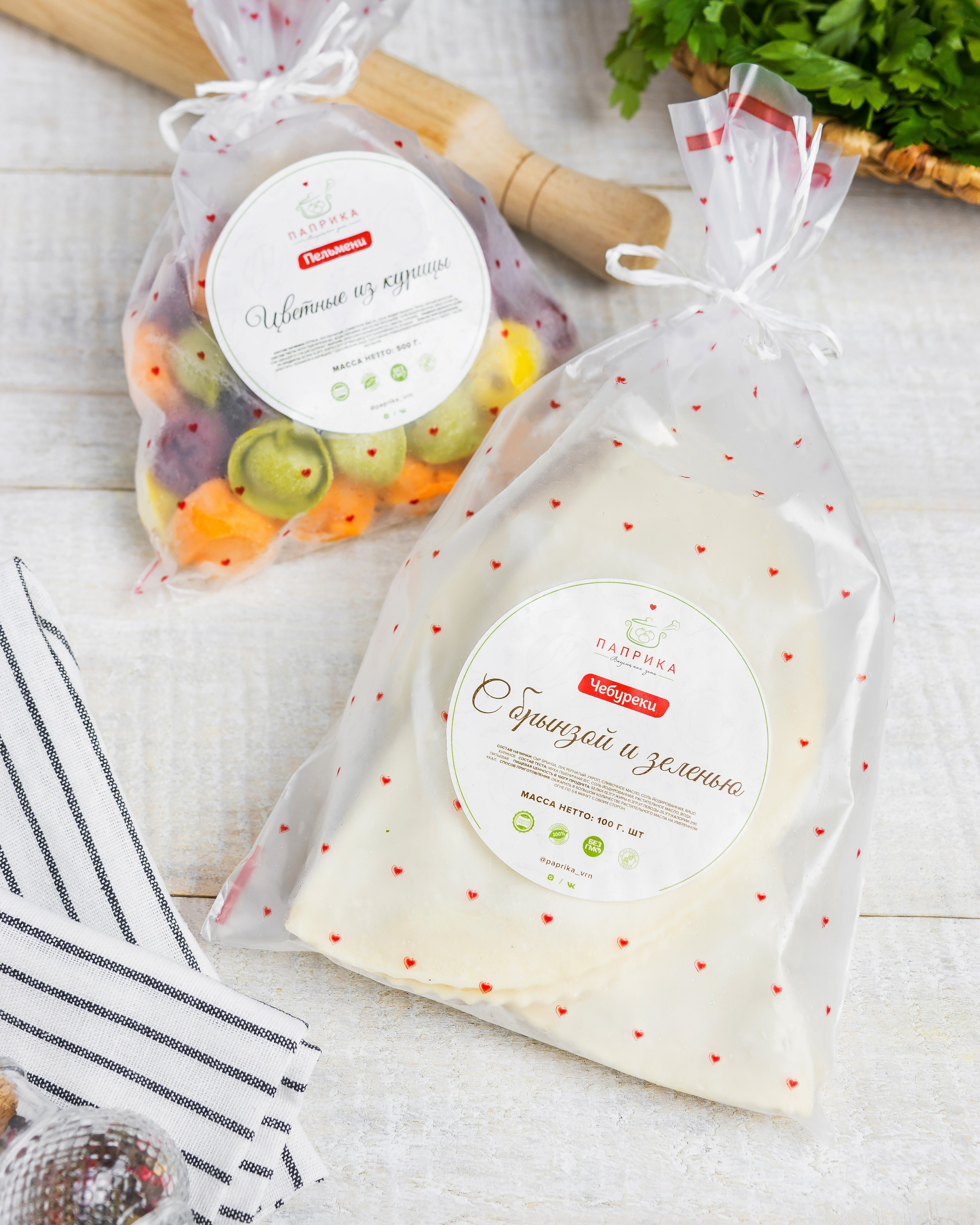 Съемка замороженных продуктов для доставки | Фуд фотограф Воронеж